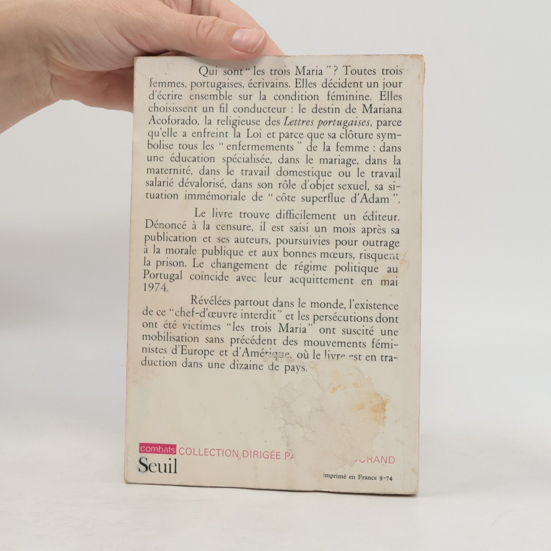 Maria Isabel Barreno Nouvelles lettres portugaises