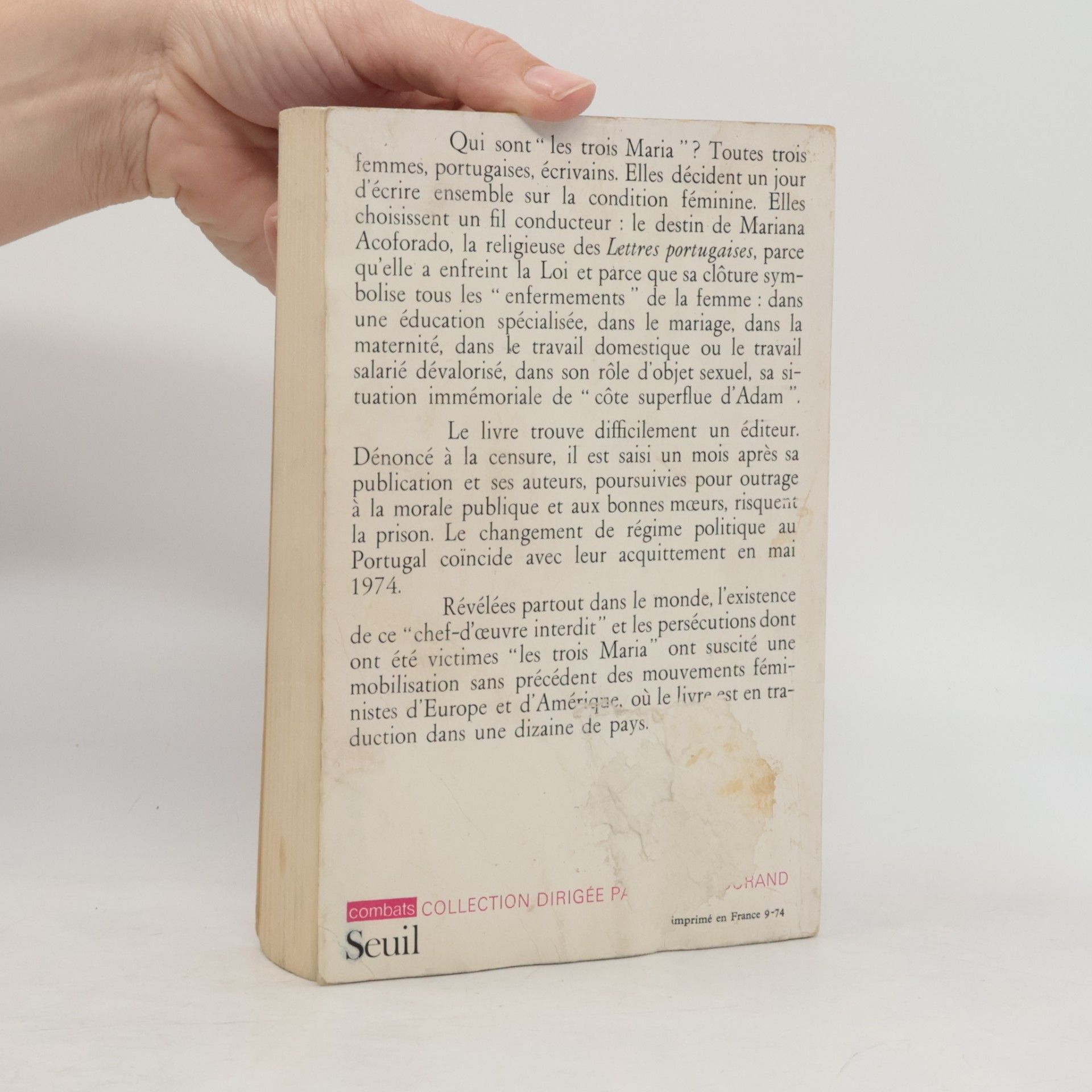 Maria Isabel Barreno Nouvelles lettres portugaises