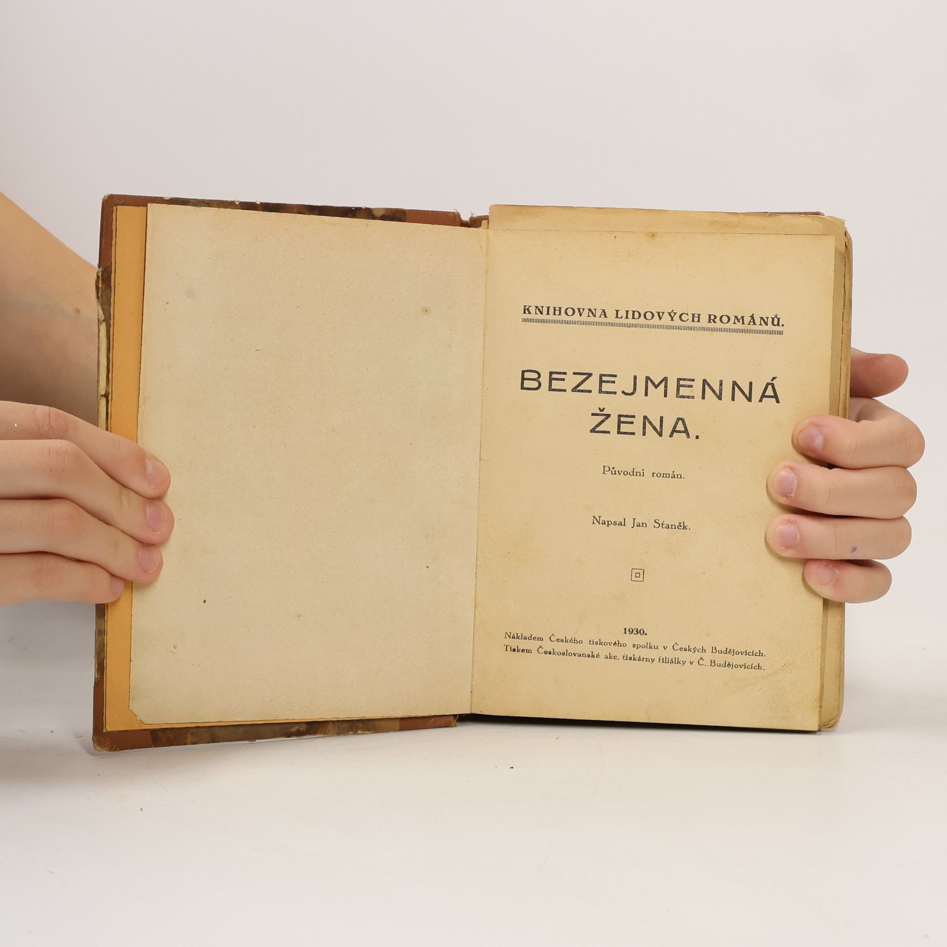 Jan Staněk Bezejmenná žena