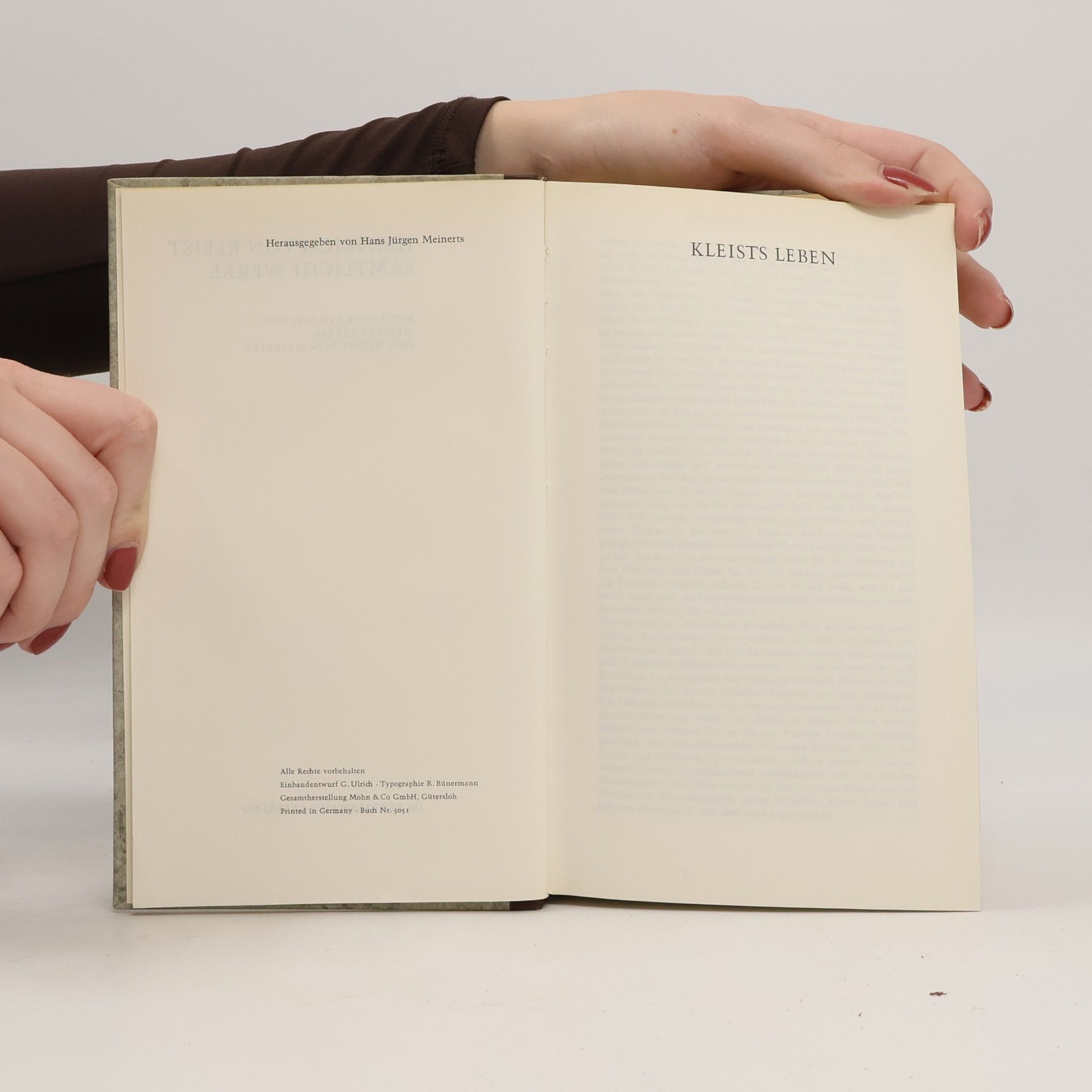 Heinrich von Kleist Heinrich von Kleist Sämtliche Werke