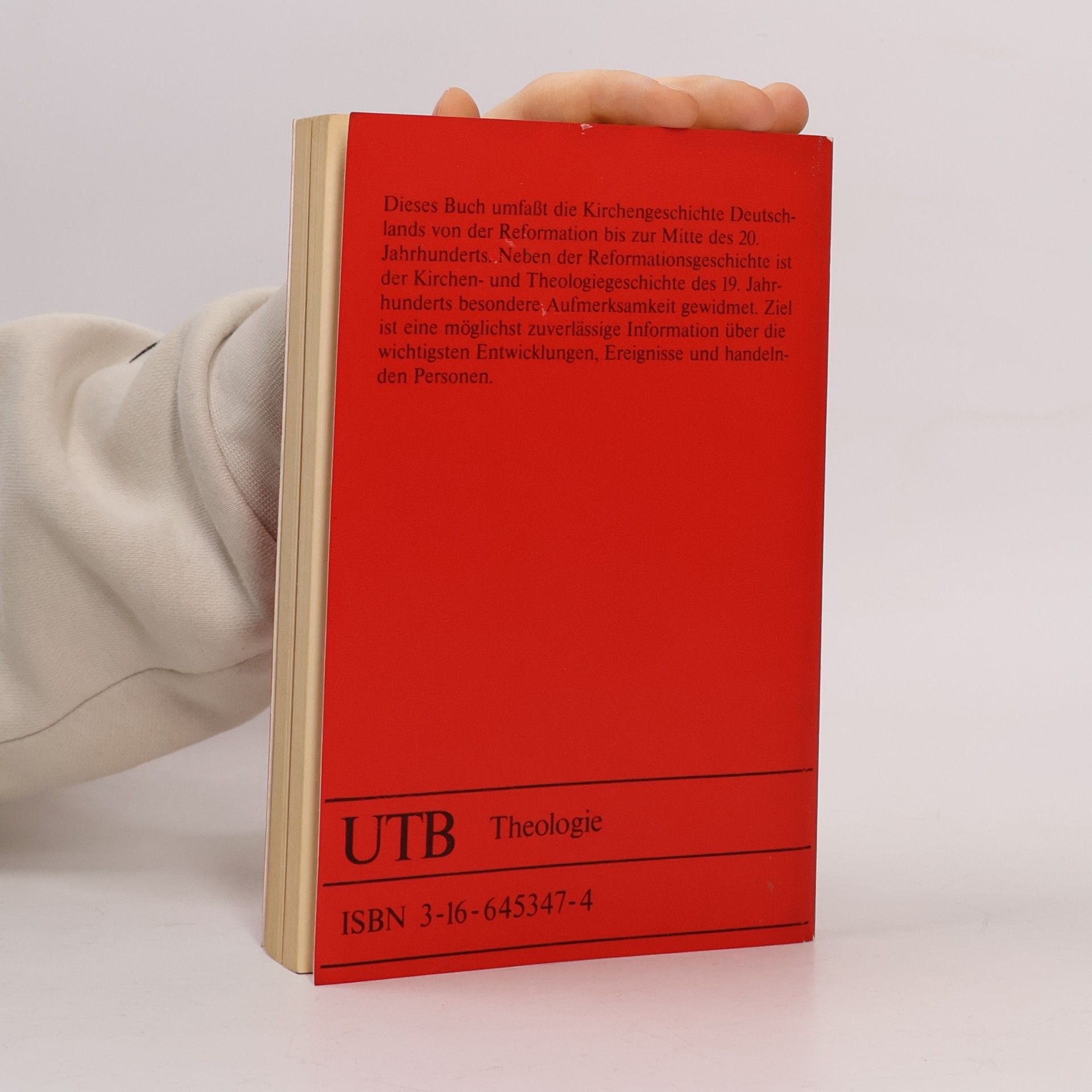 Johannes Wallmann UTB - 1355: Kirchengeschichte Deutschlands seit der Reformation - 3. Auflage