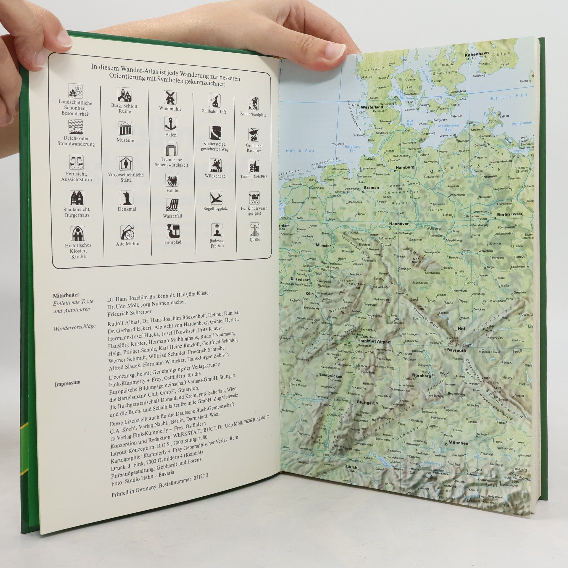 Autorenkollektiv Grosser Wander-Atlas Deutschland