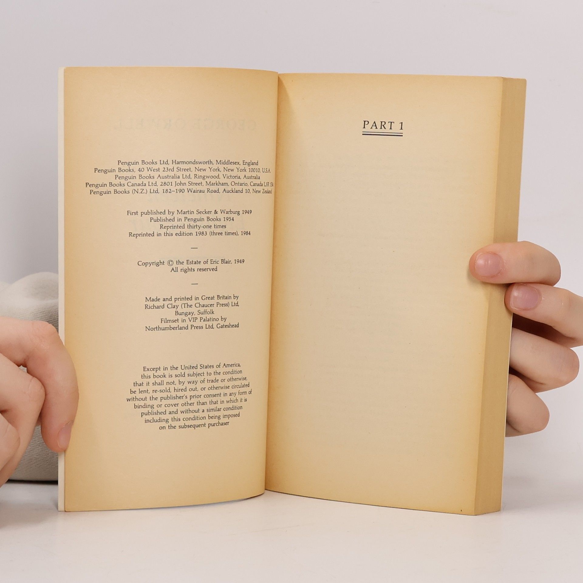 George Orwell Nineteen Eighty-four