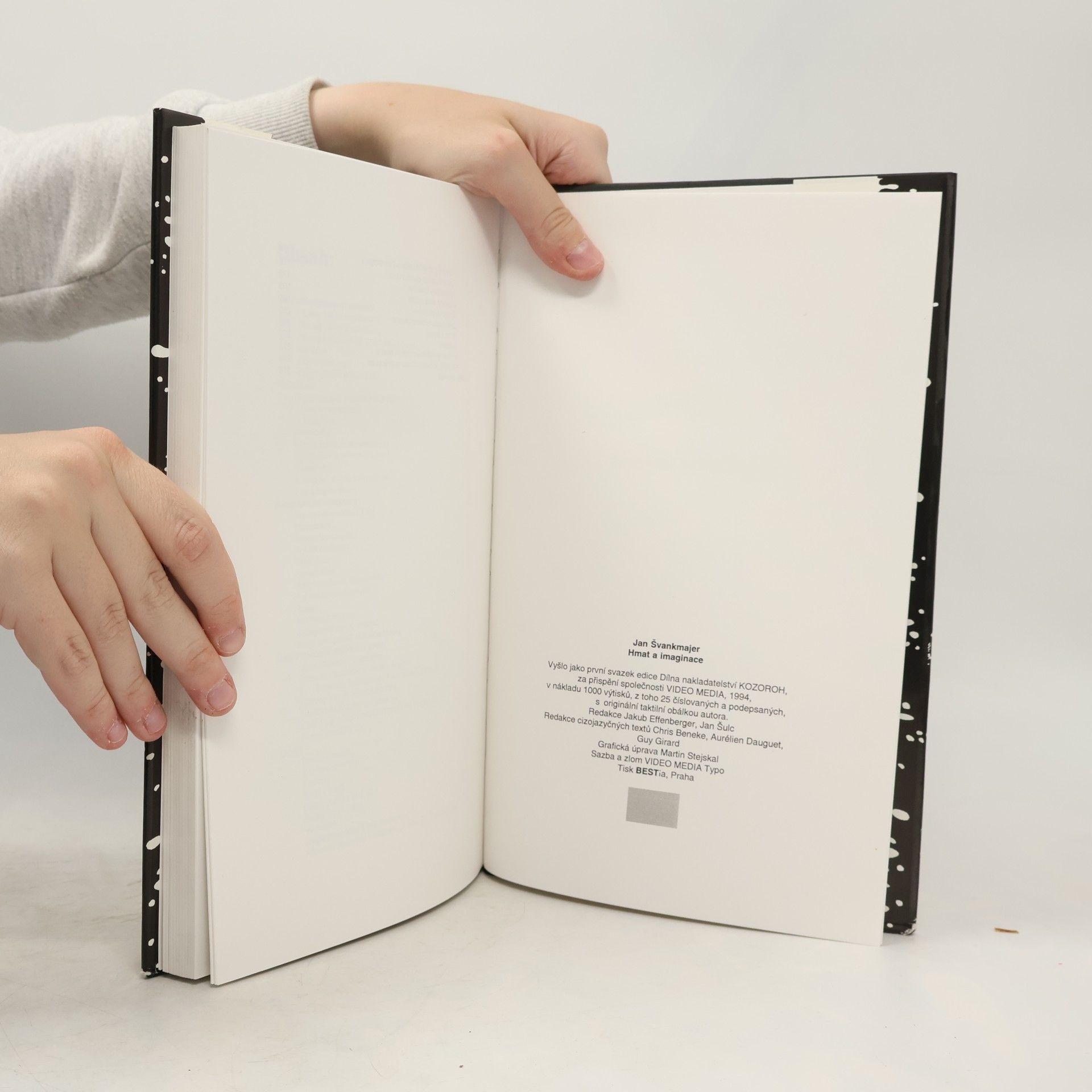 Jan Švankmajer Hmat a imaginace