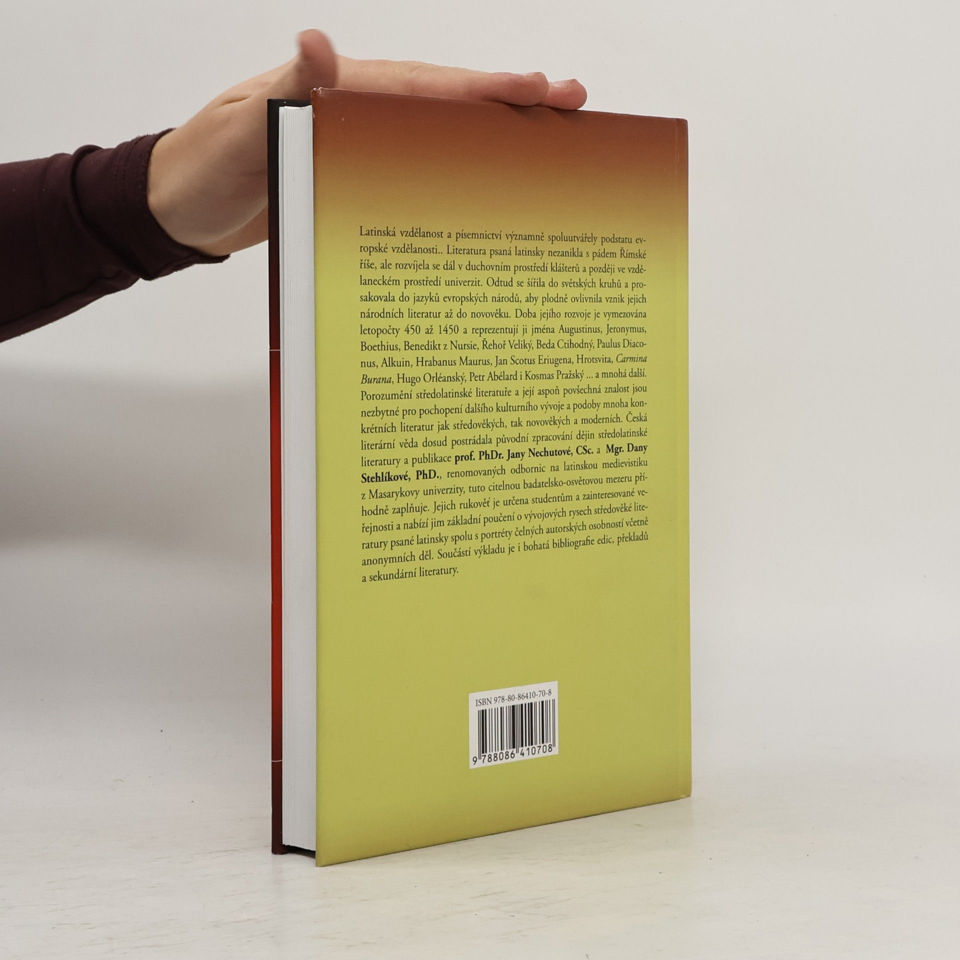Jana Nechutová Stručné dějiny latinské literatury středověku