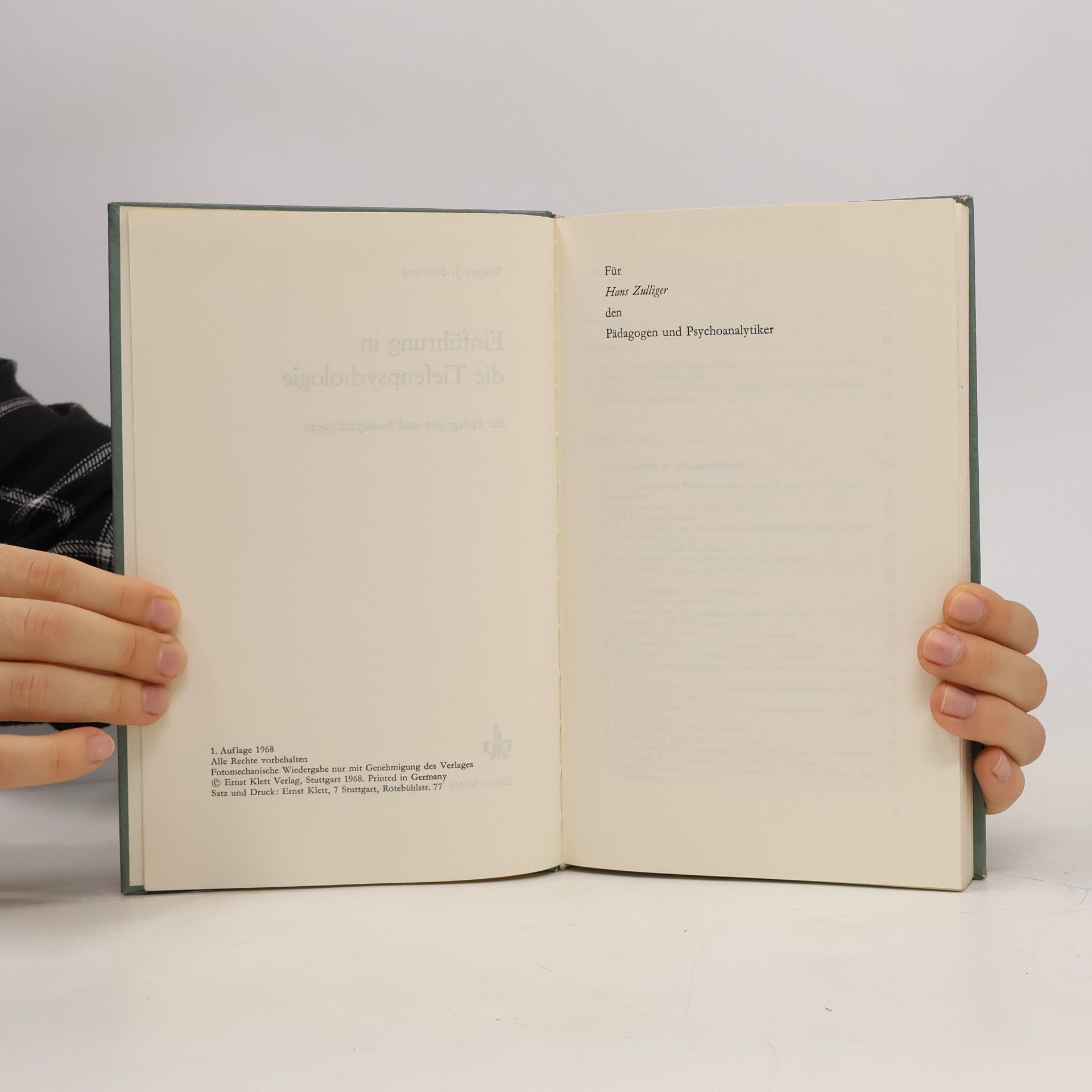 Walter J. Schraml Einführung in die Tiefenpsychologie für Pädagogen und Soziologen