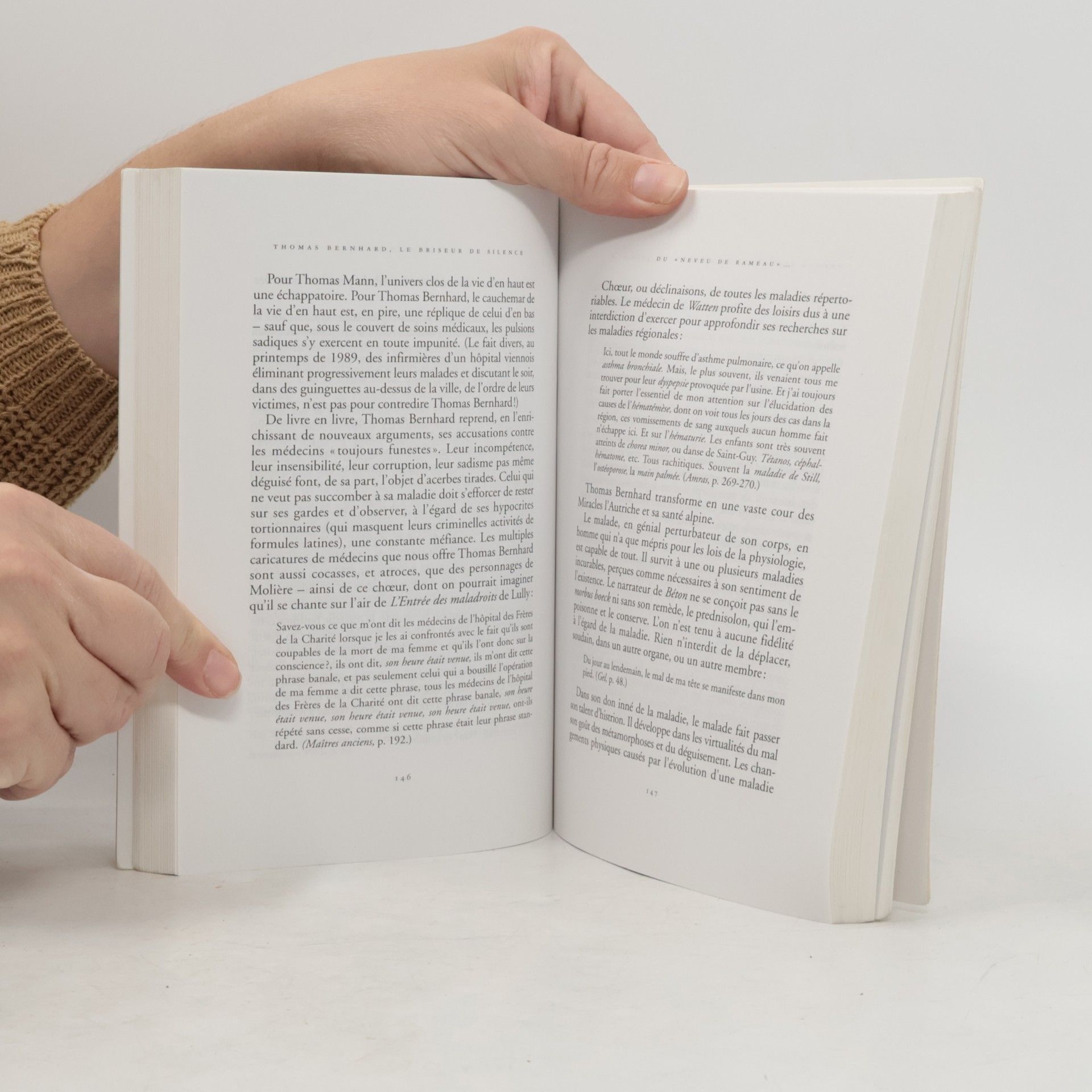 Chantal Thomas Fiction & Cie: Thomas Bernhard, le briseur de silence