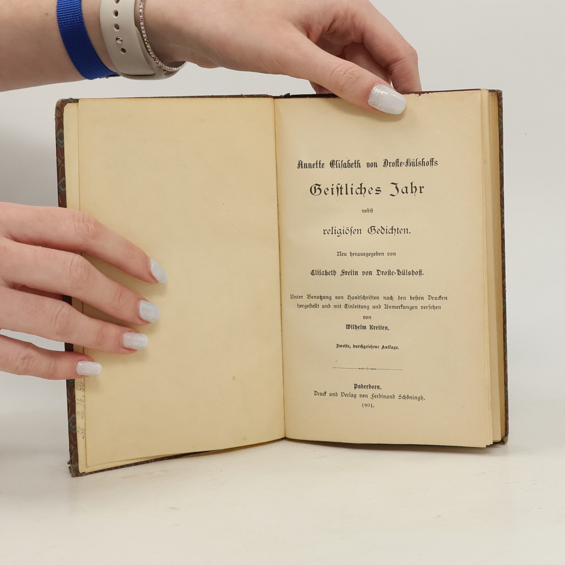Annette Elisabeth Von Droste-Hülshoff Das geistliche Jahr