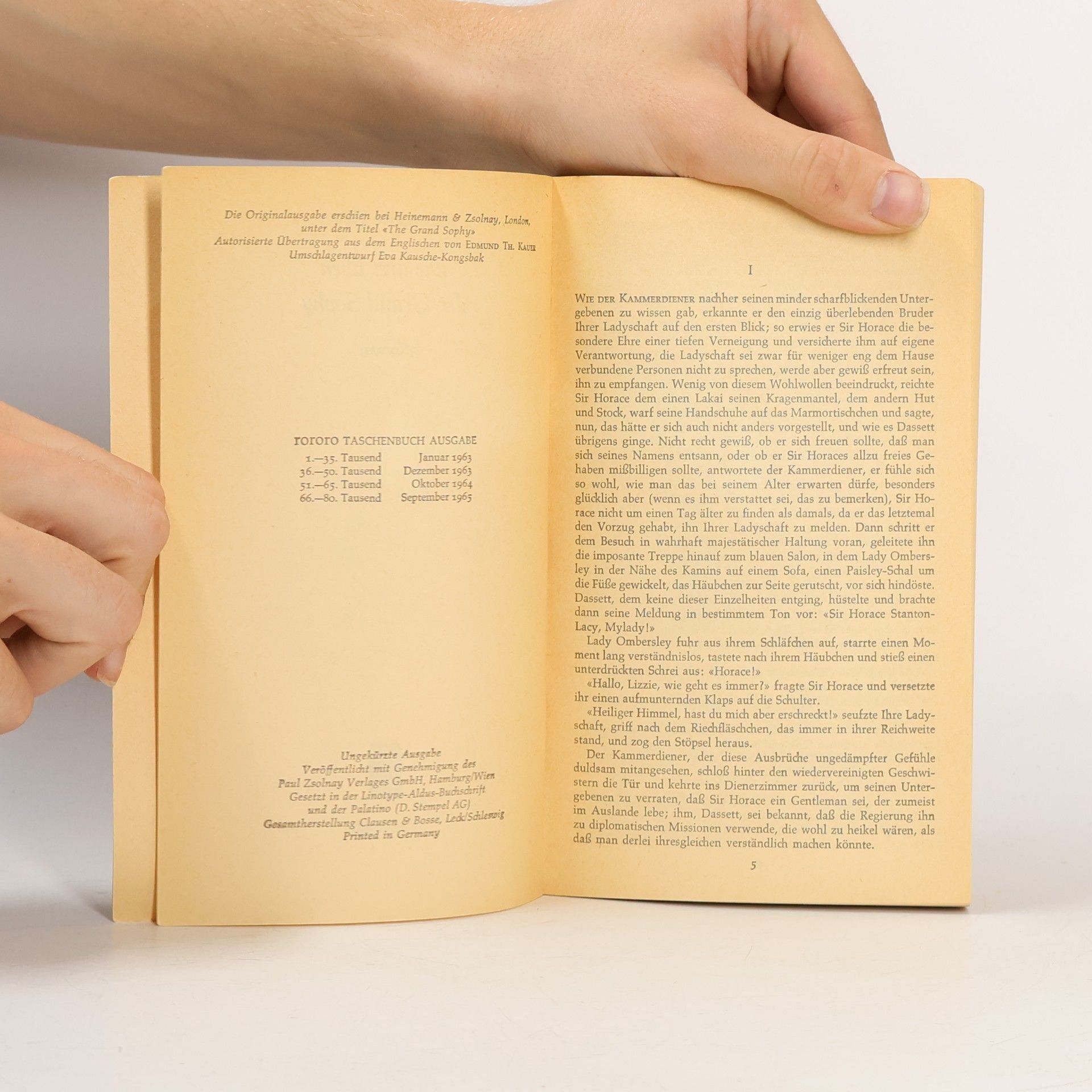 Georgette Heyer Die drei Ehen der Grand Sophy
