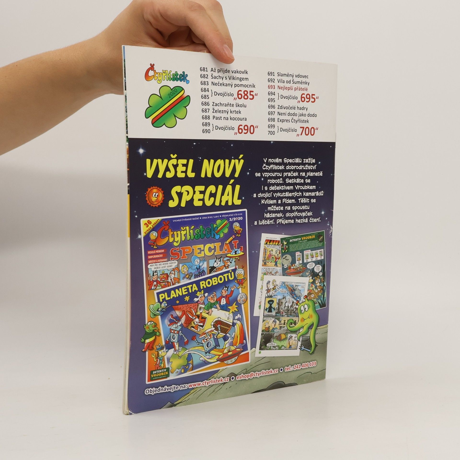Various authors Čtyřlístek 13/2020. 693. Nejlepší přátelé.