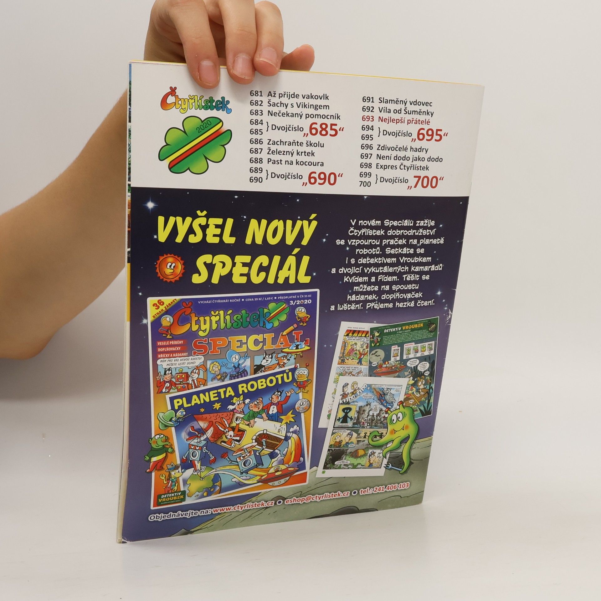 Various authors Čtyřlístek 13/2020. 693. Nejlepší přátelé.