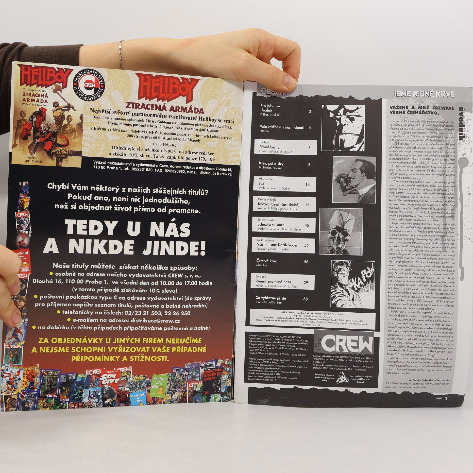 Kolektiv autorů Comicsový magazín Crew 16