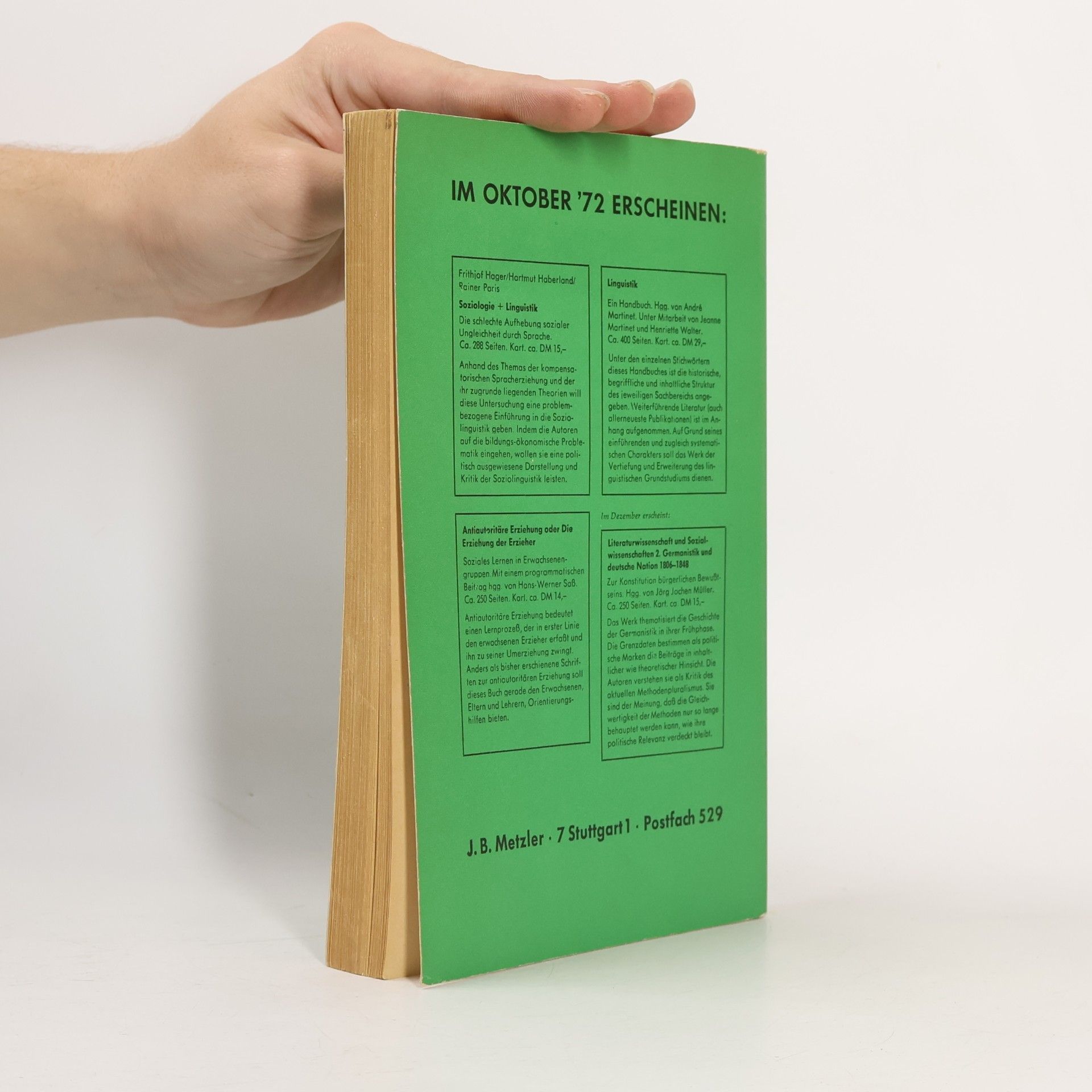 Various authors Das Argument 74. Heft 7/8