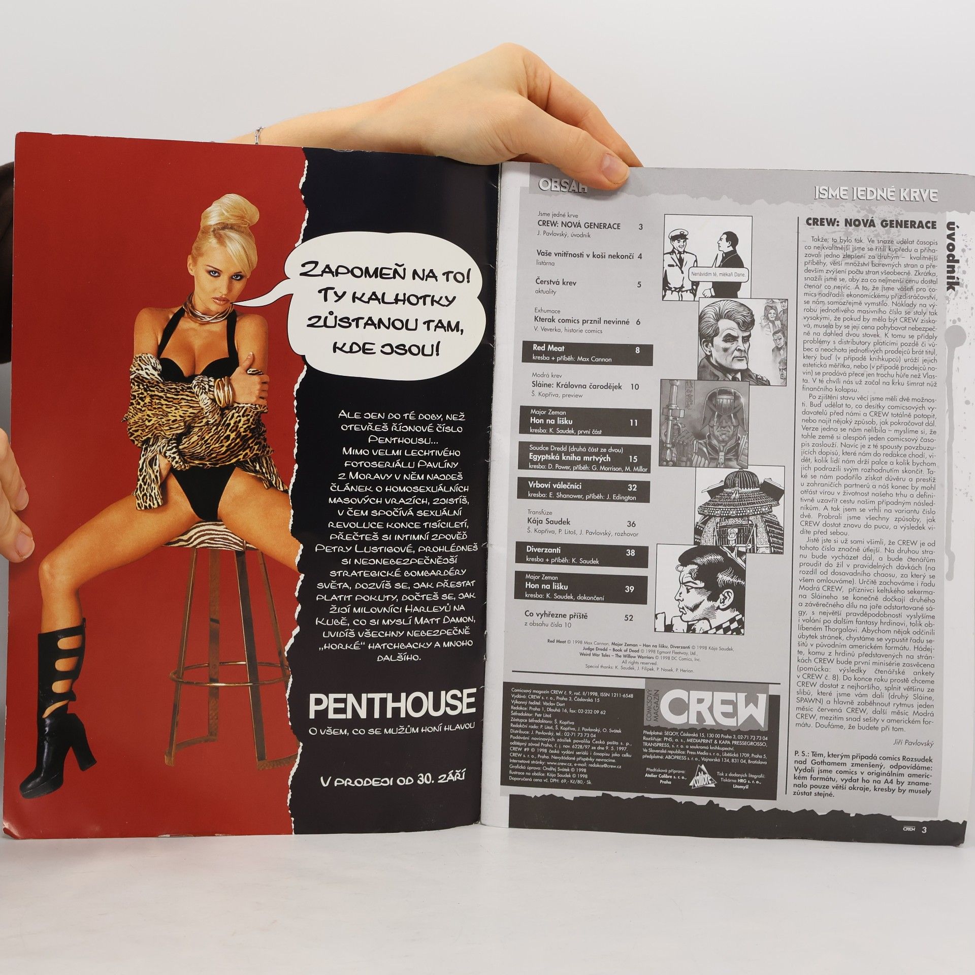 Autorenkollektiv Comicsový magazín Crew 9/1998