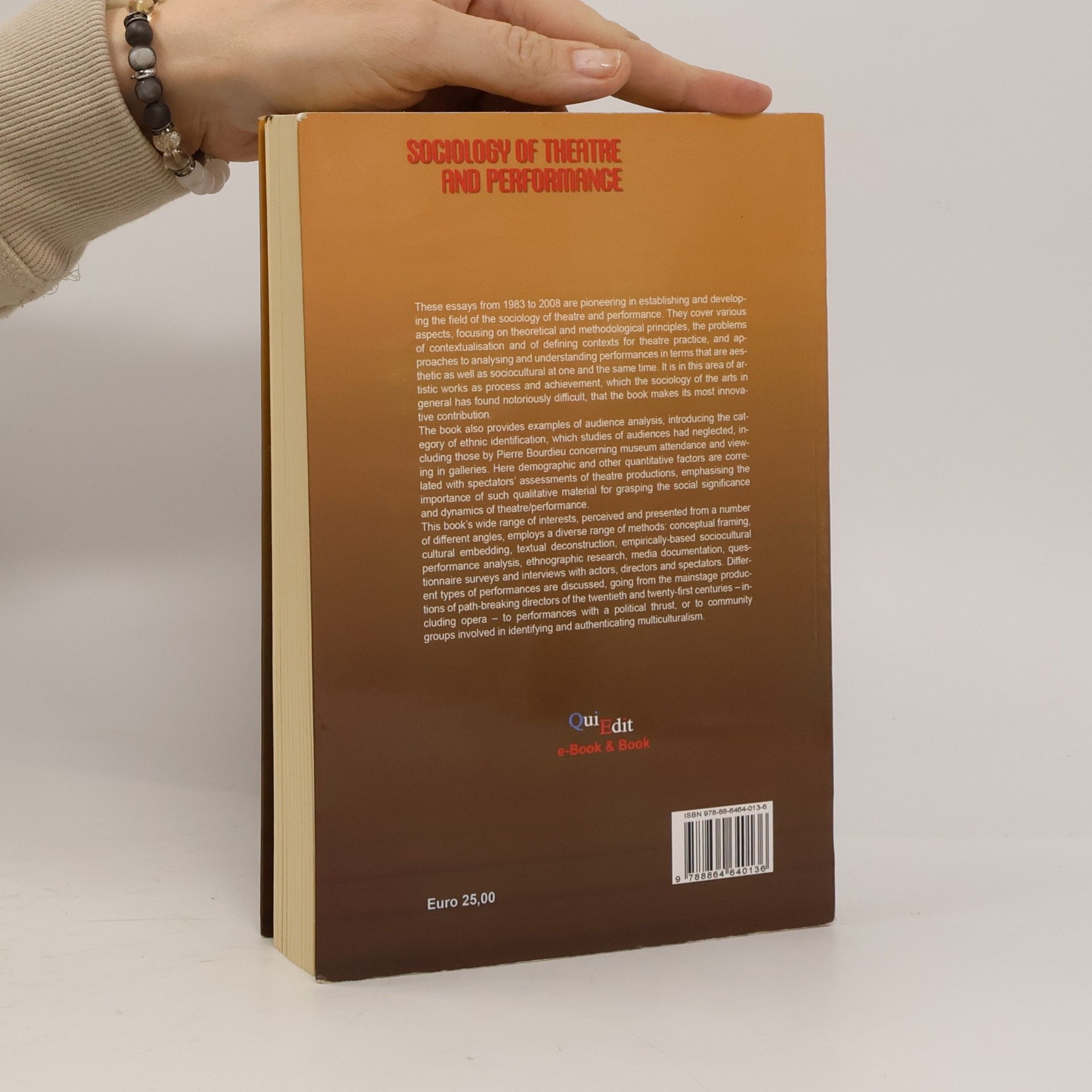 Maria Shevtsova Sociology of Theatre and Performance