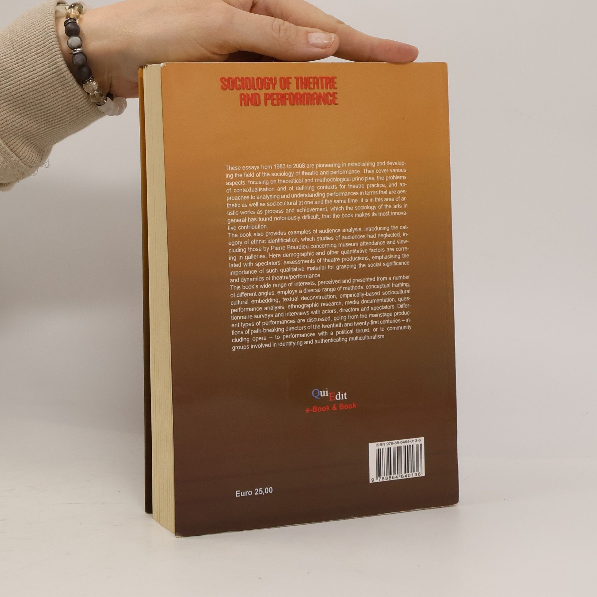 Maria Shevtsova Sociology of Theatre and Performance