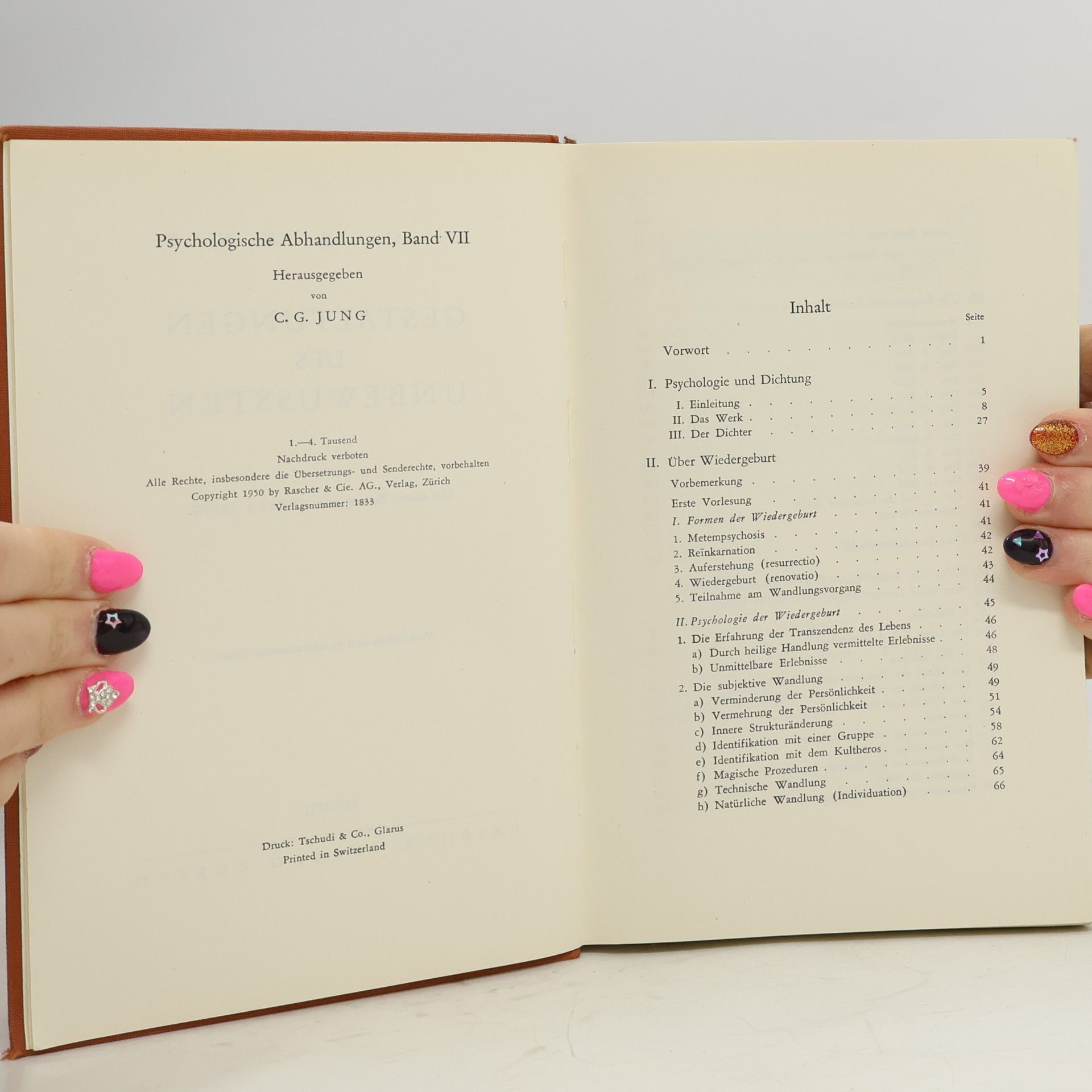 C.G. Jung Gestaltungen des Unbewussten