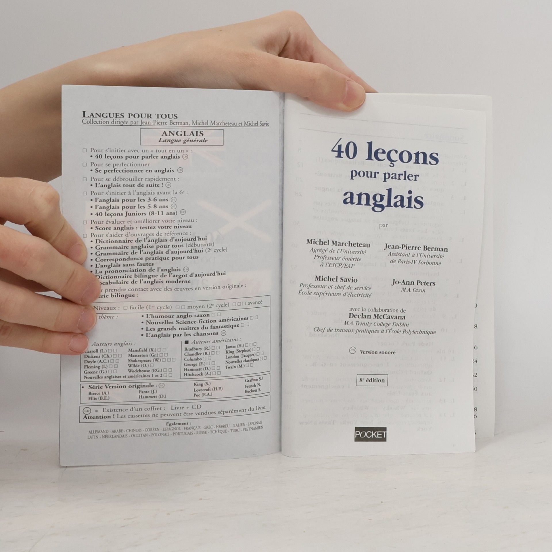 Michel Marcheteau 40 leçons pour parler anglais