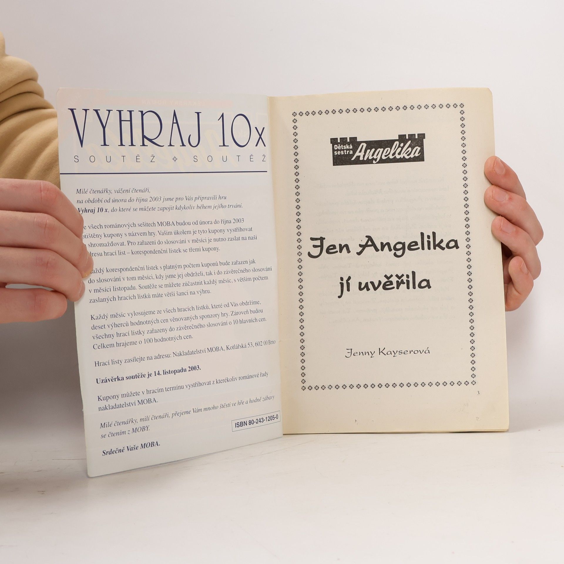 Jenny Kaiser Jen Angelika jí uvěřila