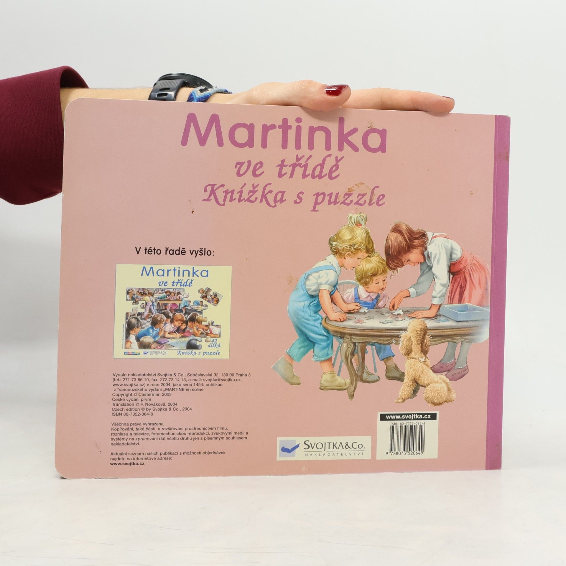 Marcel Marlier Martinka hraje divadlo. Knížka s puzzle