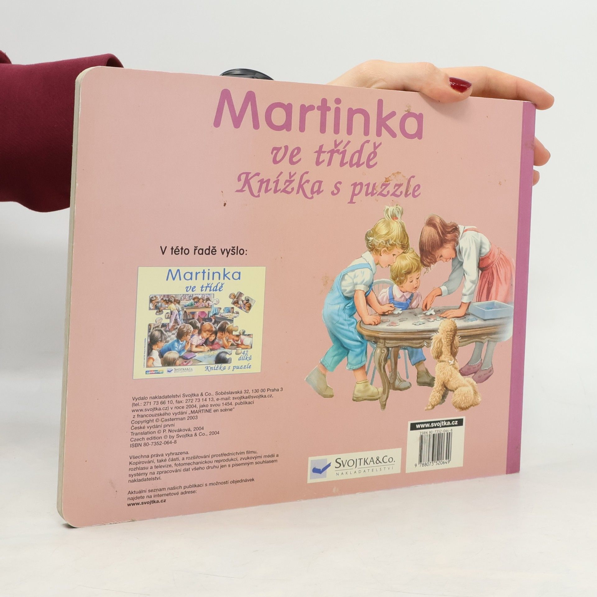 Marcel Marlier Martinka hraje divadlo. Knížka s puzzle