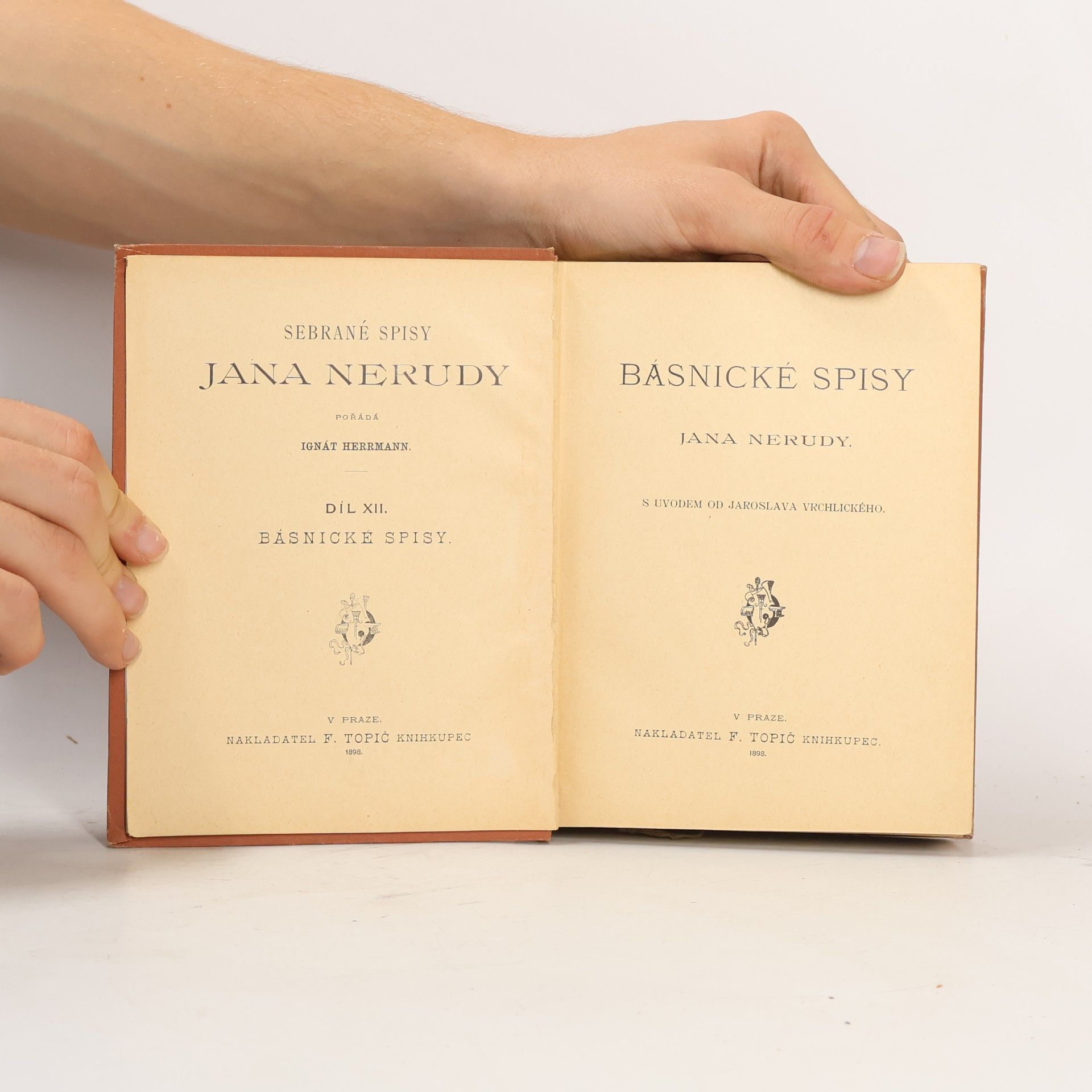 Jan Neruda Sebrané spisy Jana Nerudy XII: Básnické spisy