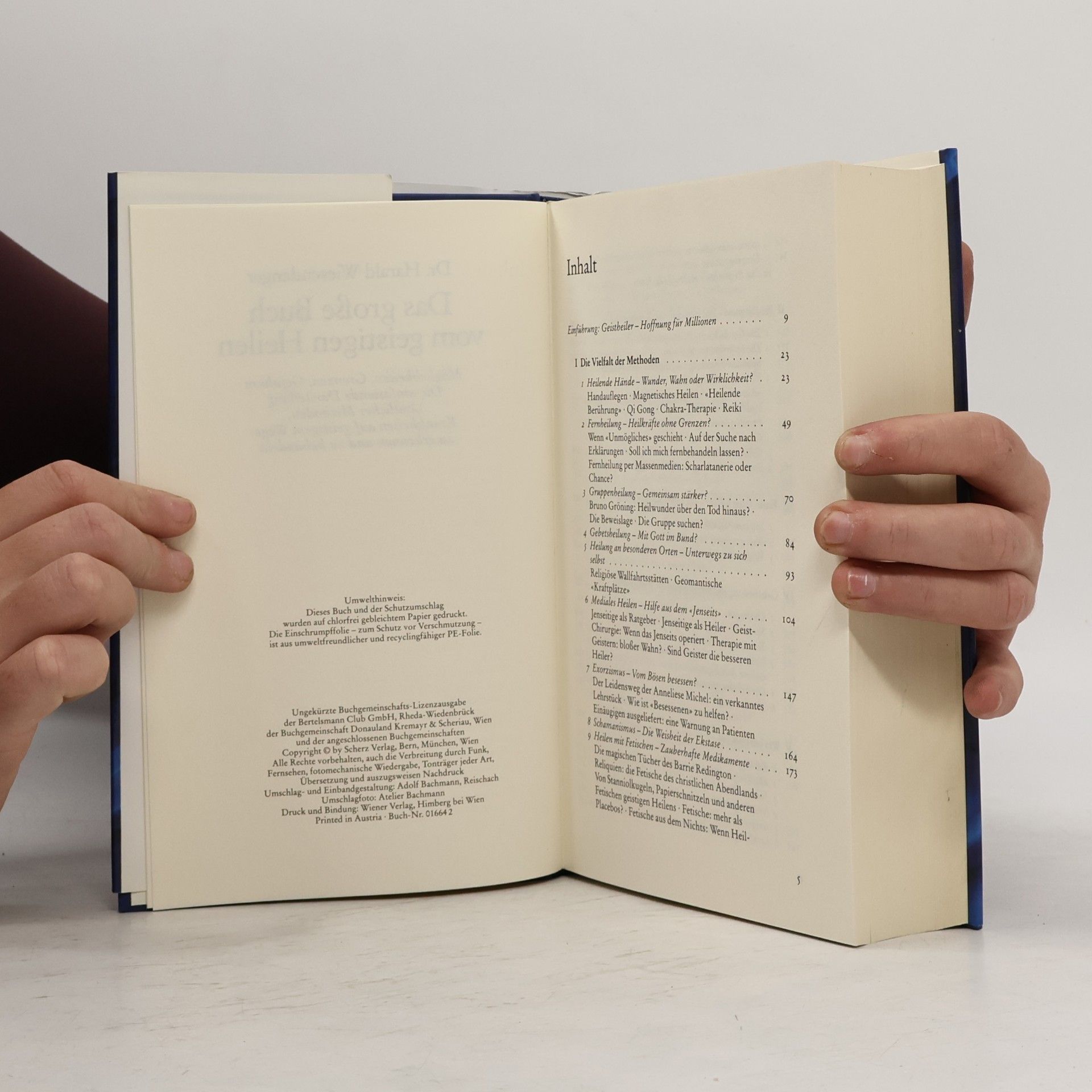 Harald Wiesendanger Das große Buch vom geistigen Heilen