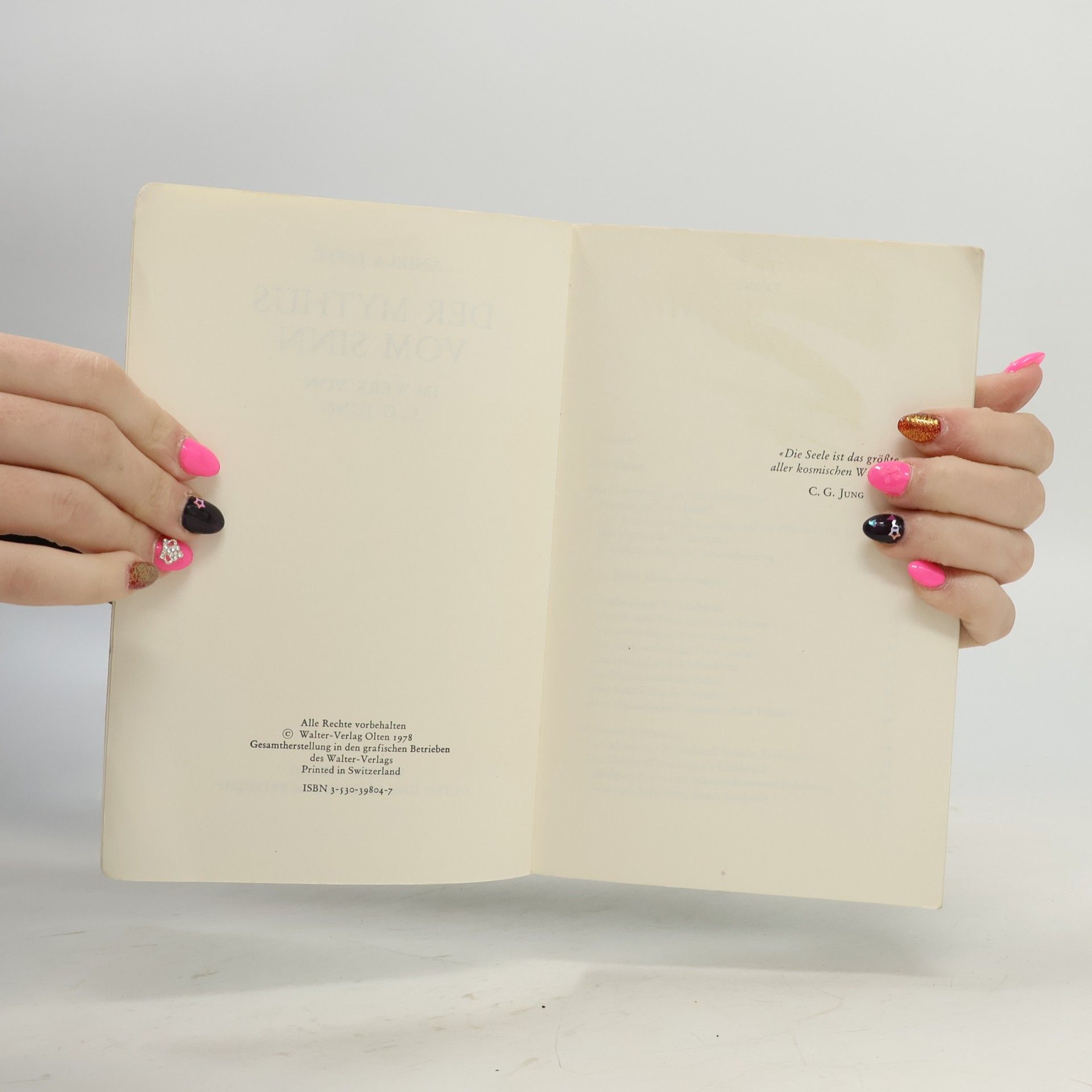 Aniela Jaffé Der Mythus vom Sinn im Werk von C. G. Jung - Studienausgabe