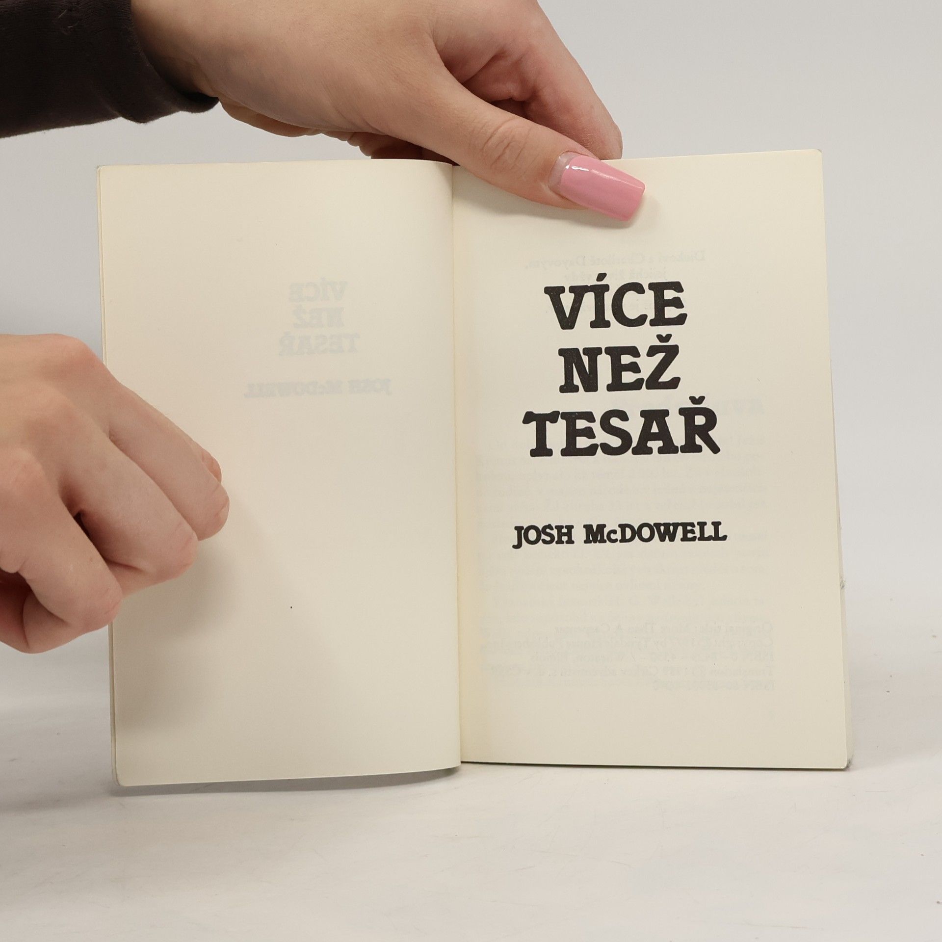 Josh McDowell Více než tesař
