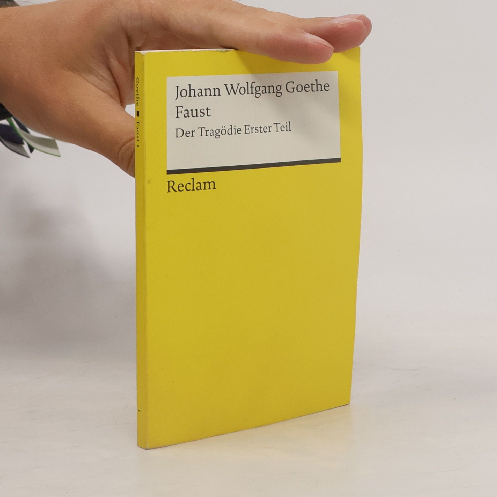 Johann Wolfgang von Goethe Faust : der Tragödie Erster teil