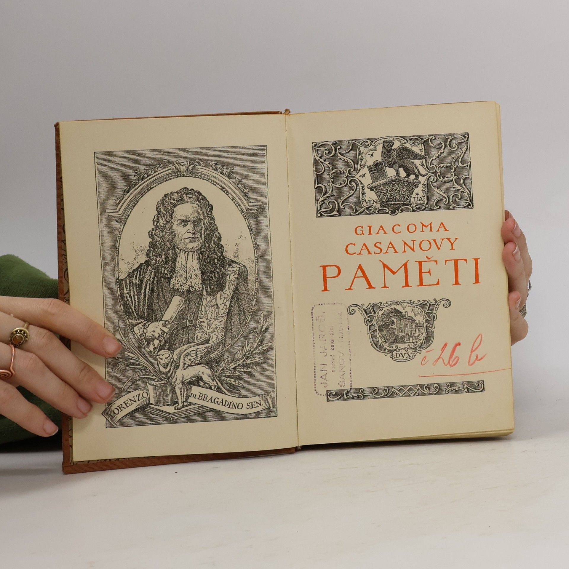 Giacomo Casanova Paměti. Díl II.