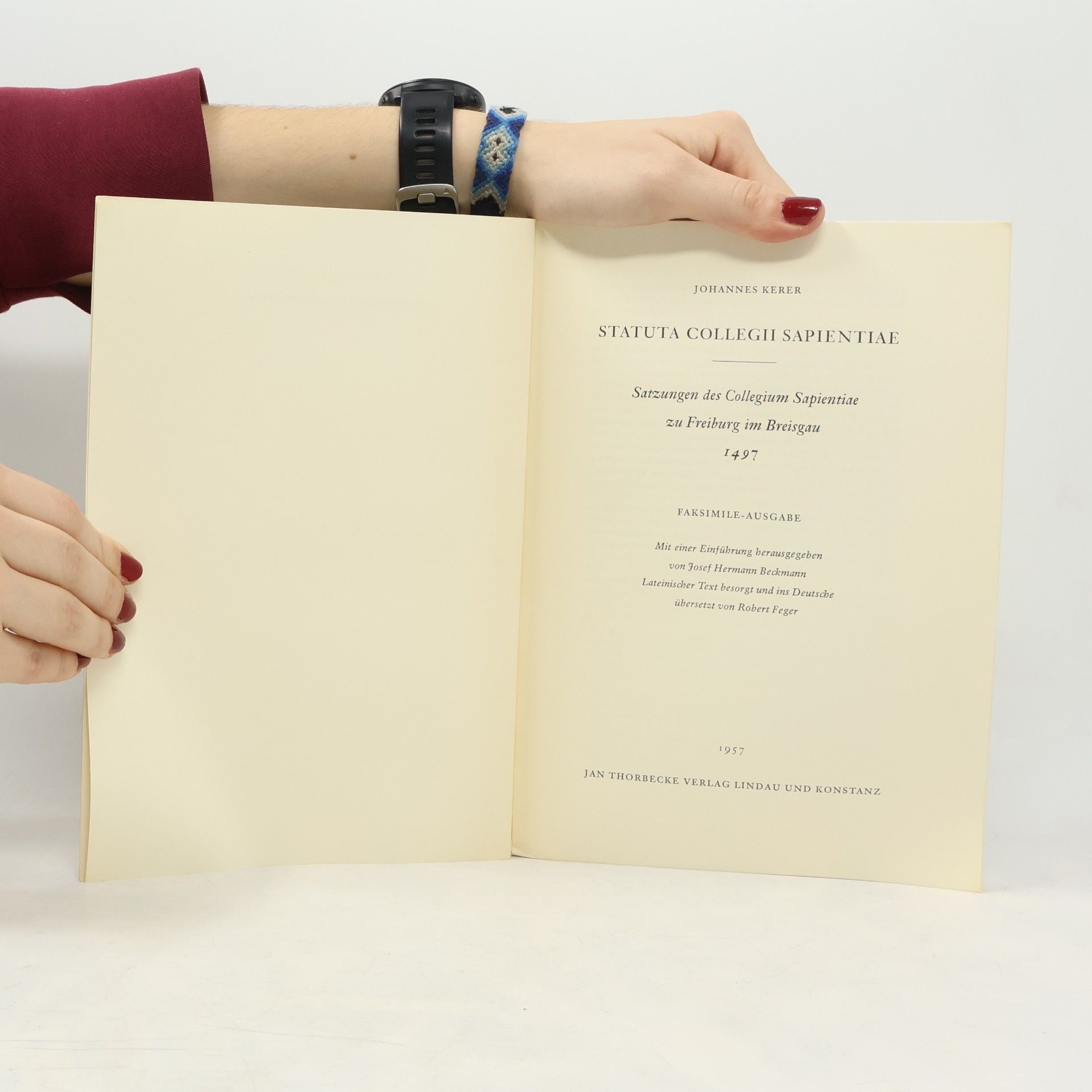 Johannes Kerer Statuta Collegii Sapientiae 1497. 1-2