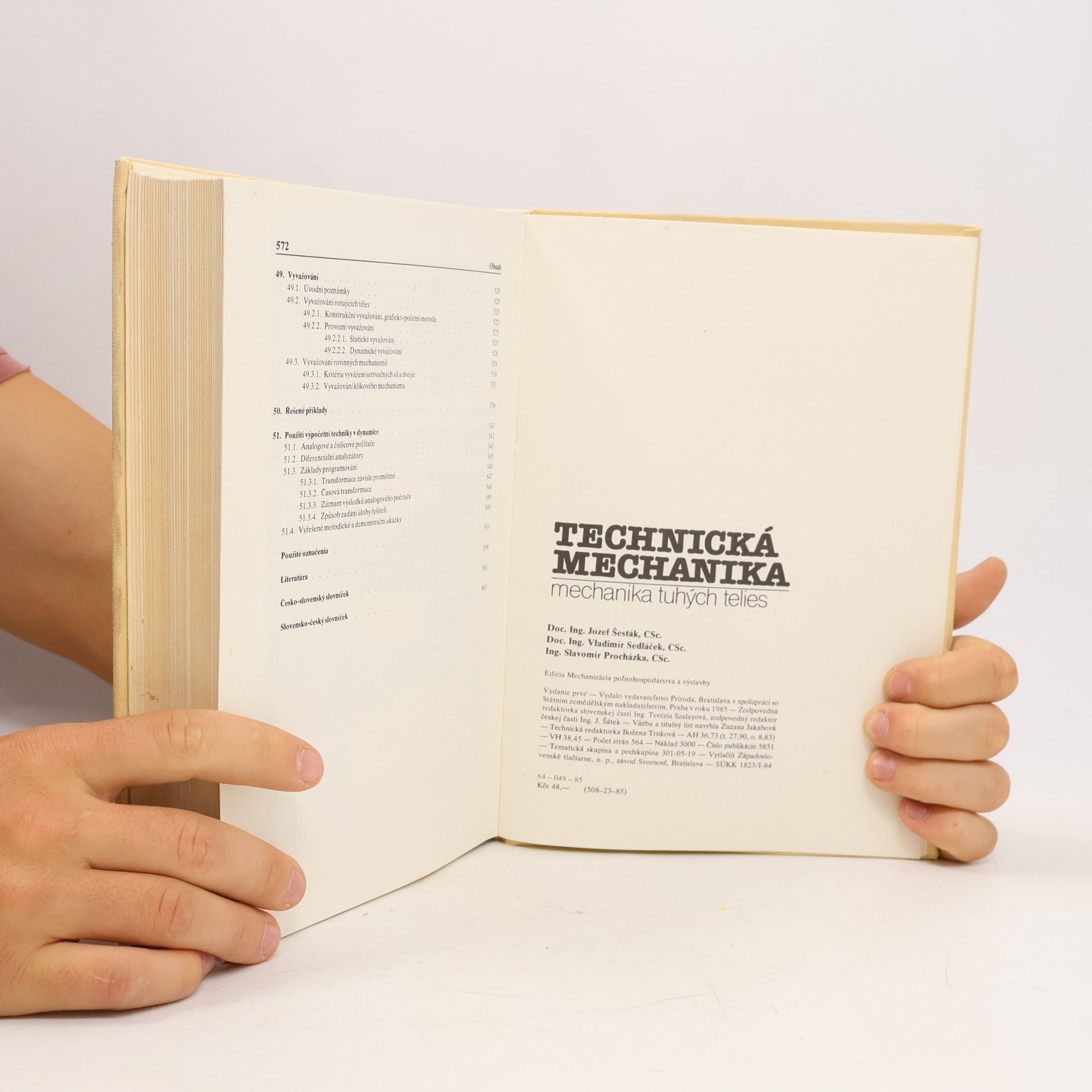 Jozef Šesták Technická mechanika. Mechanika tuhých telies