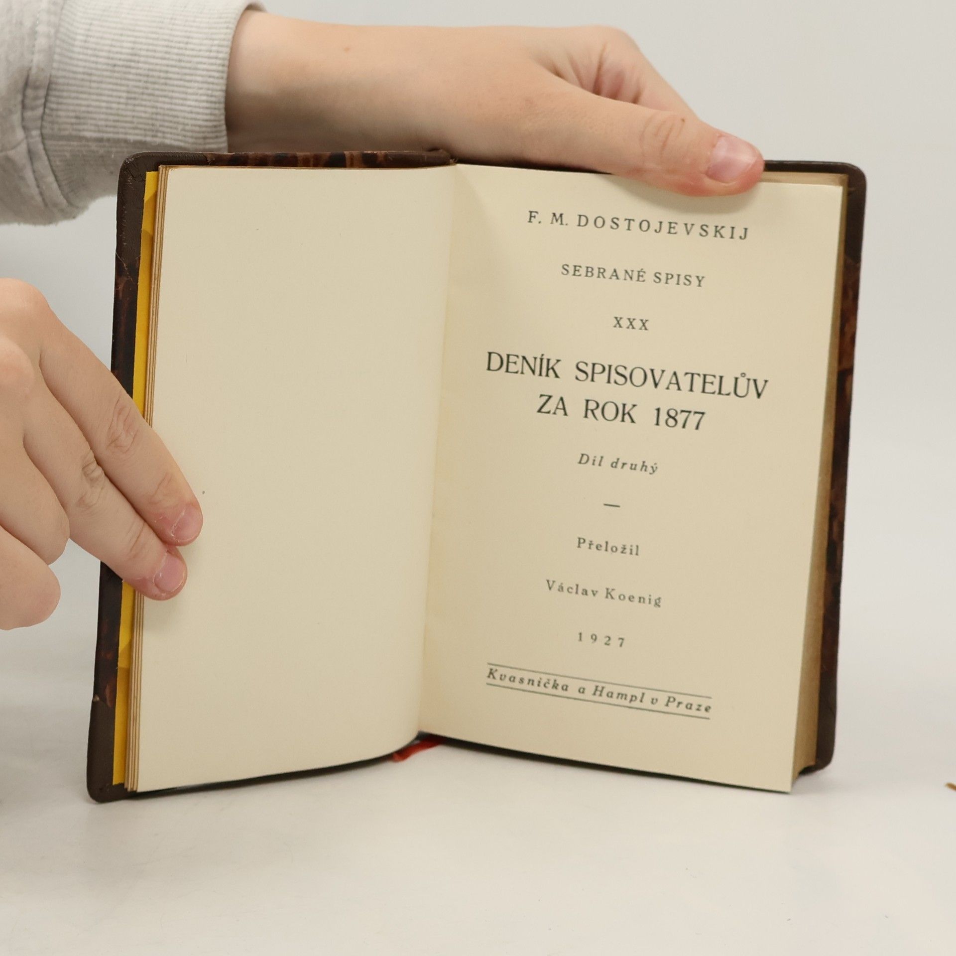 Fjodor Michailowitsch Dostojewski Deník spisovatelův za rok 1877