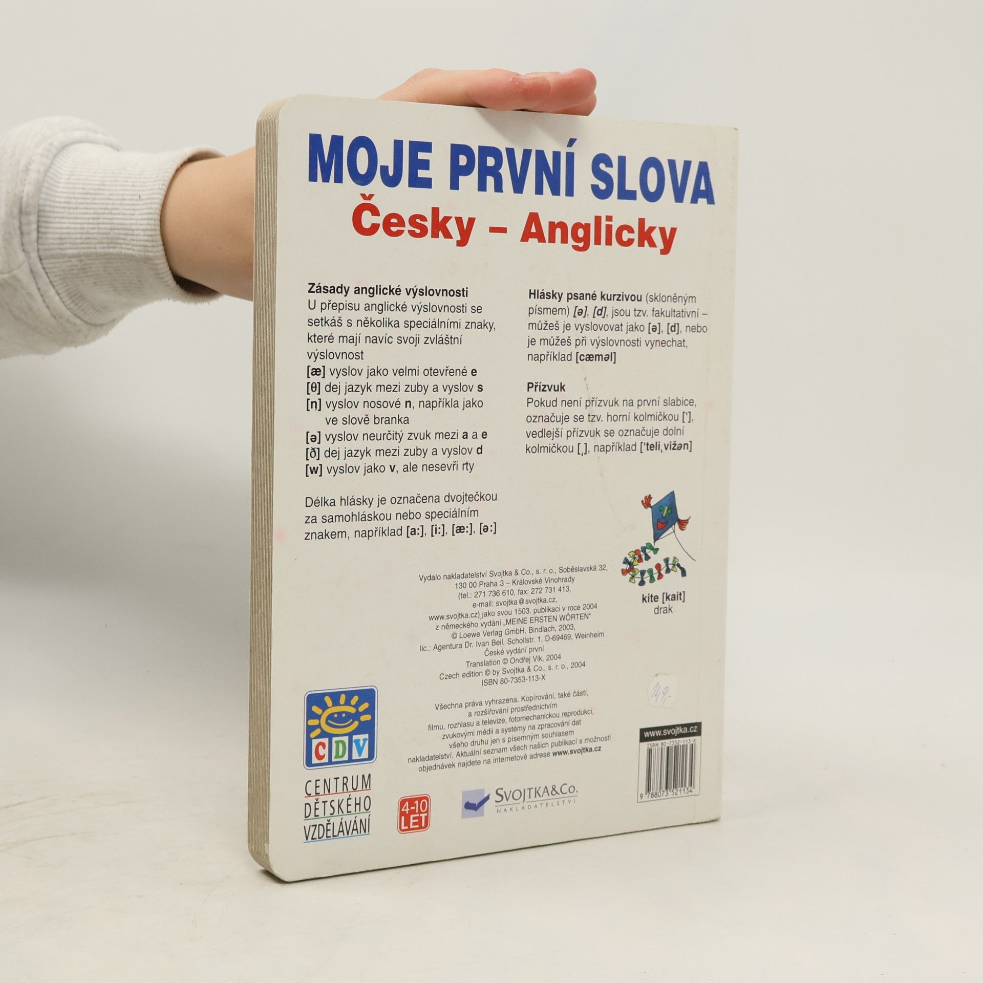 Kolektiv autorů Moje první slova: Česky - Anglicky