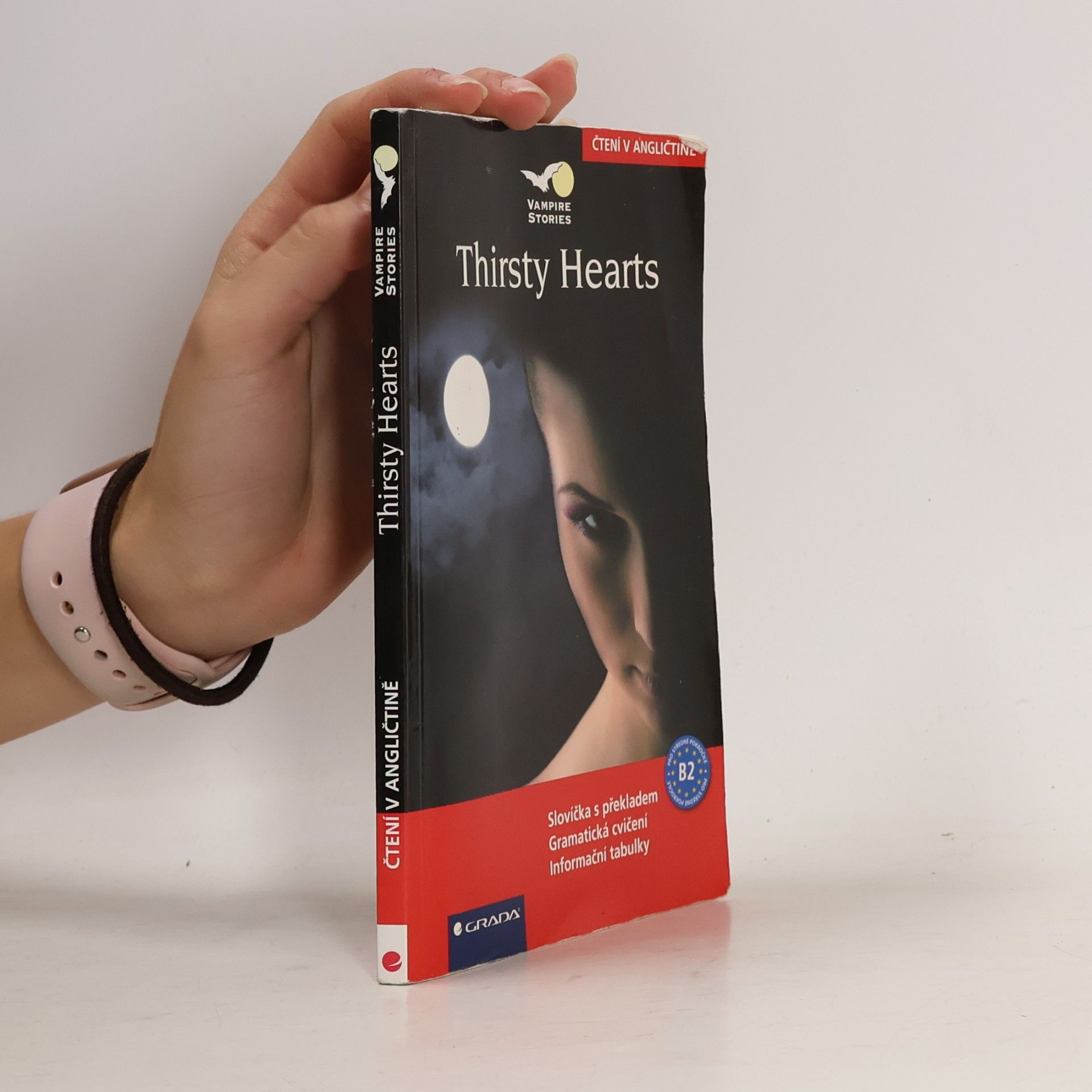 Thirsty Hearts (slovíčka s překladem, gramatická cvičení a informační tabulky)