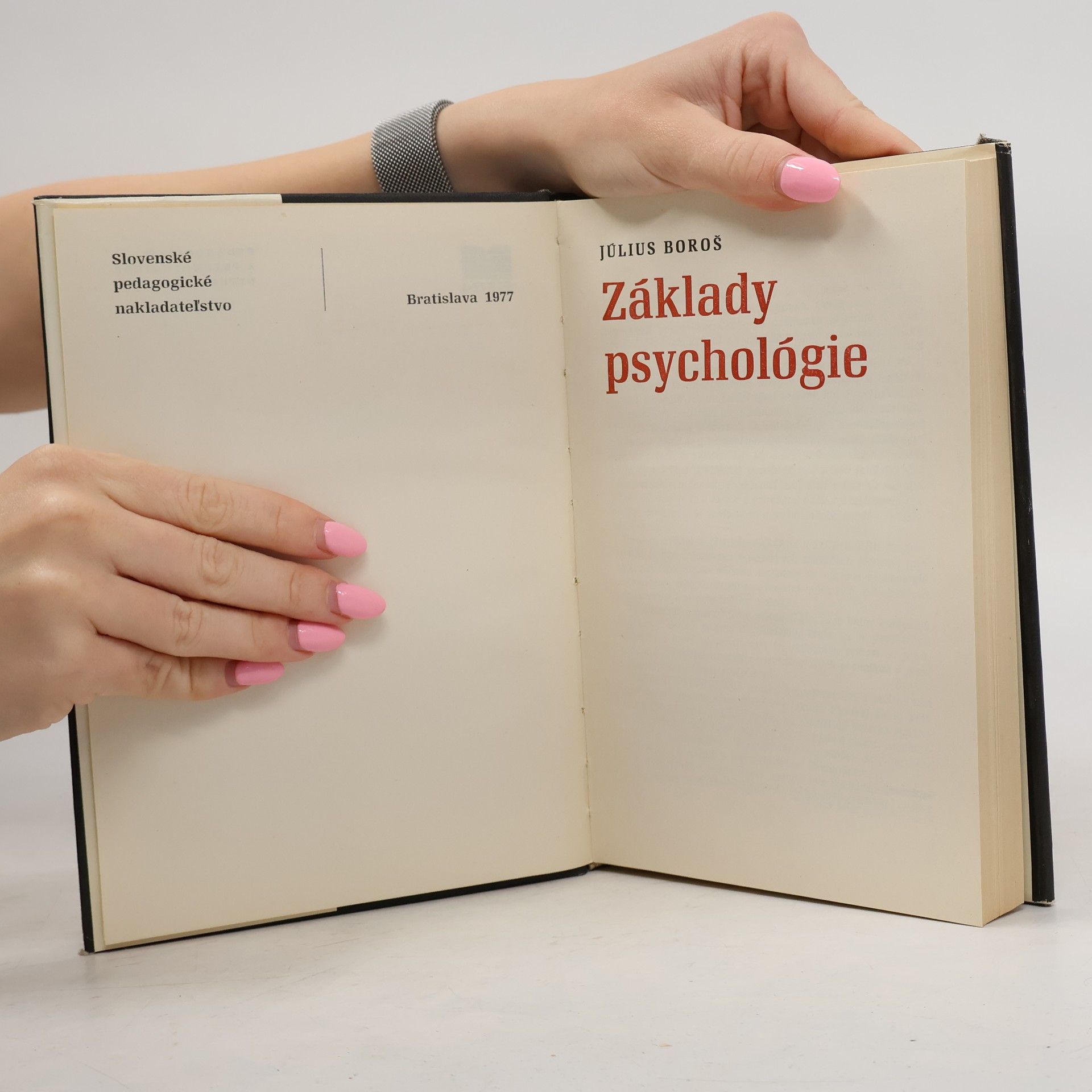 Július Boroš Základy psychológie
