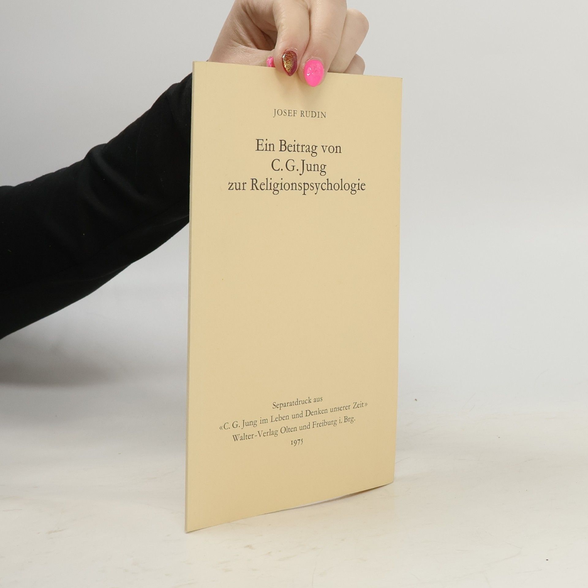 Ein Beitrag von C. G. Jung zur Religionspsychologie