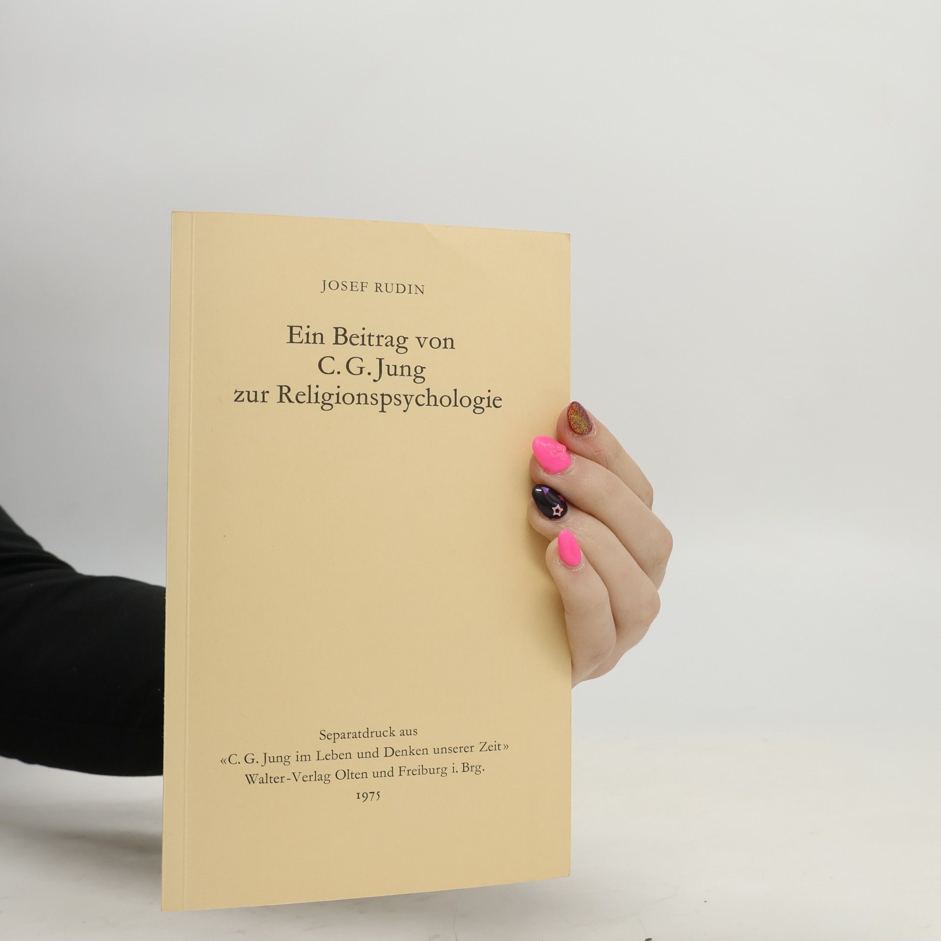 Josef Rudin Ein Beitrag von C. G. Jung zur Religionspsychologie