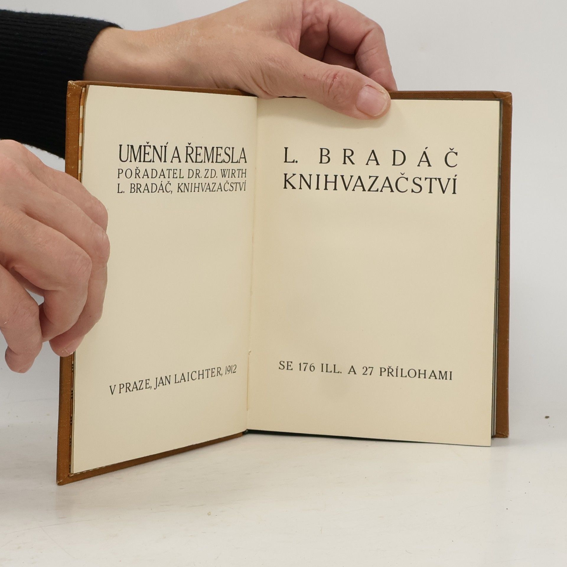 Ludvík Bradáč Knihvazačství