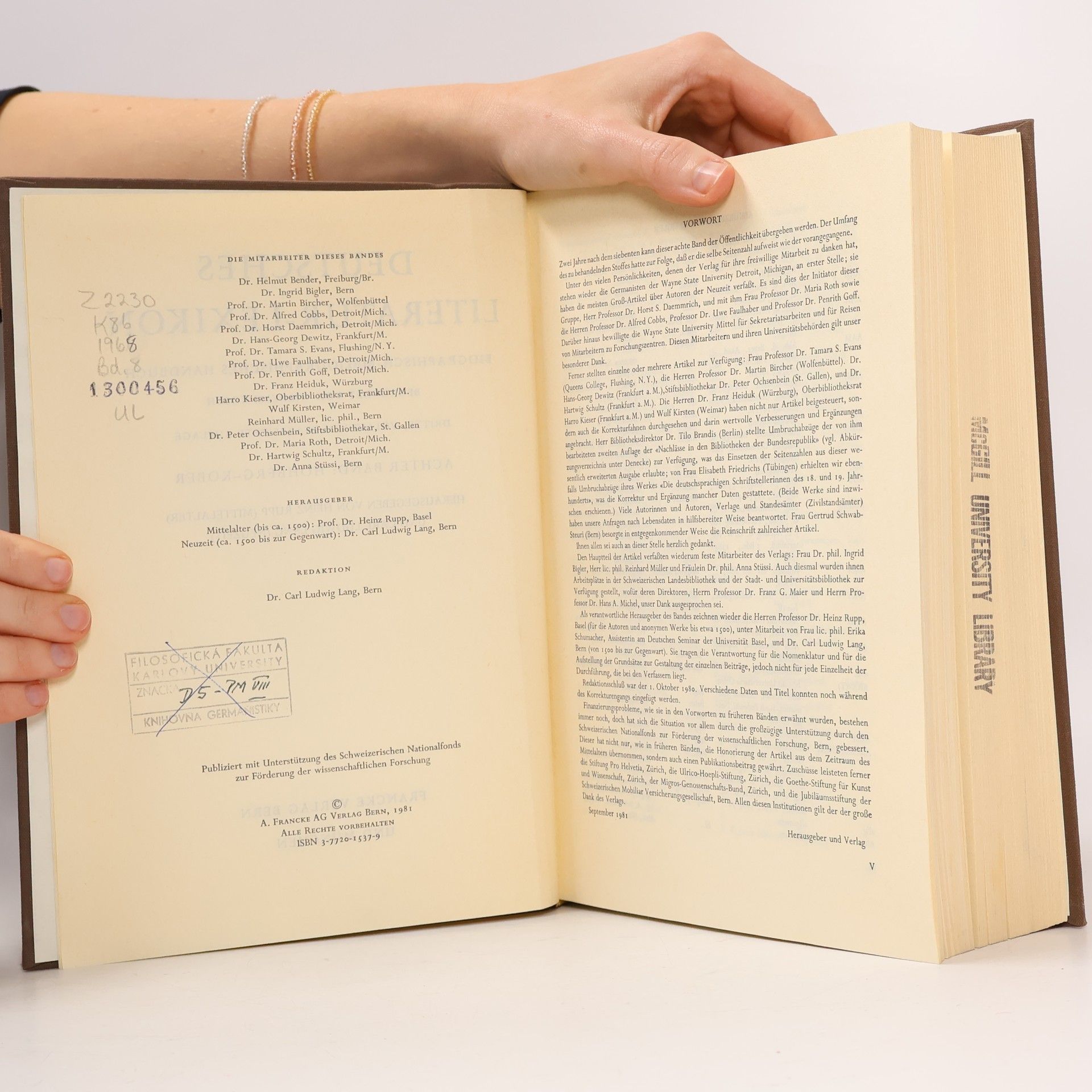 Autorenkollektiv Deutsches Literatur-Lexikon VIII. Hohberg-Kober