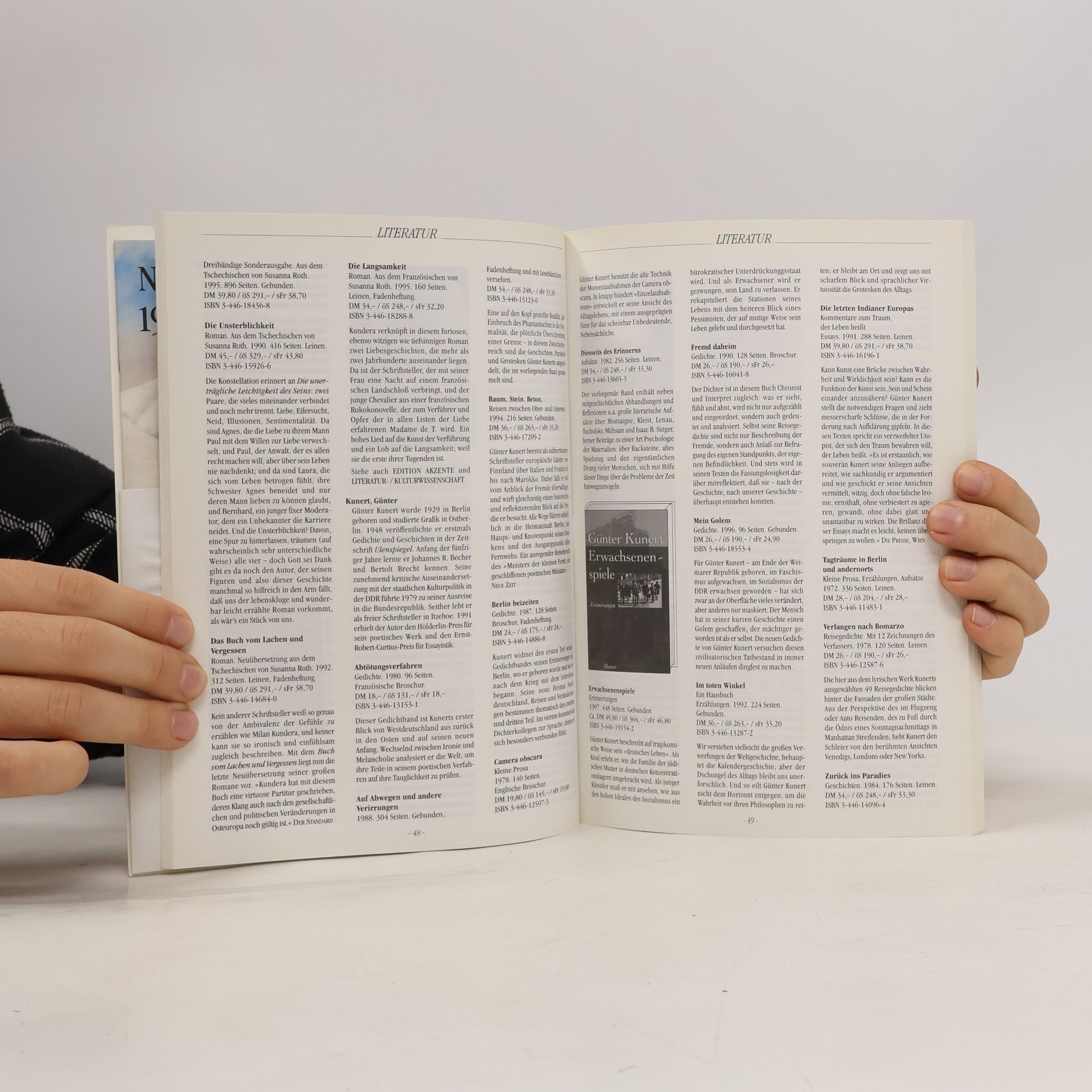 Various authors Gesamtverzeichnis 1998/99