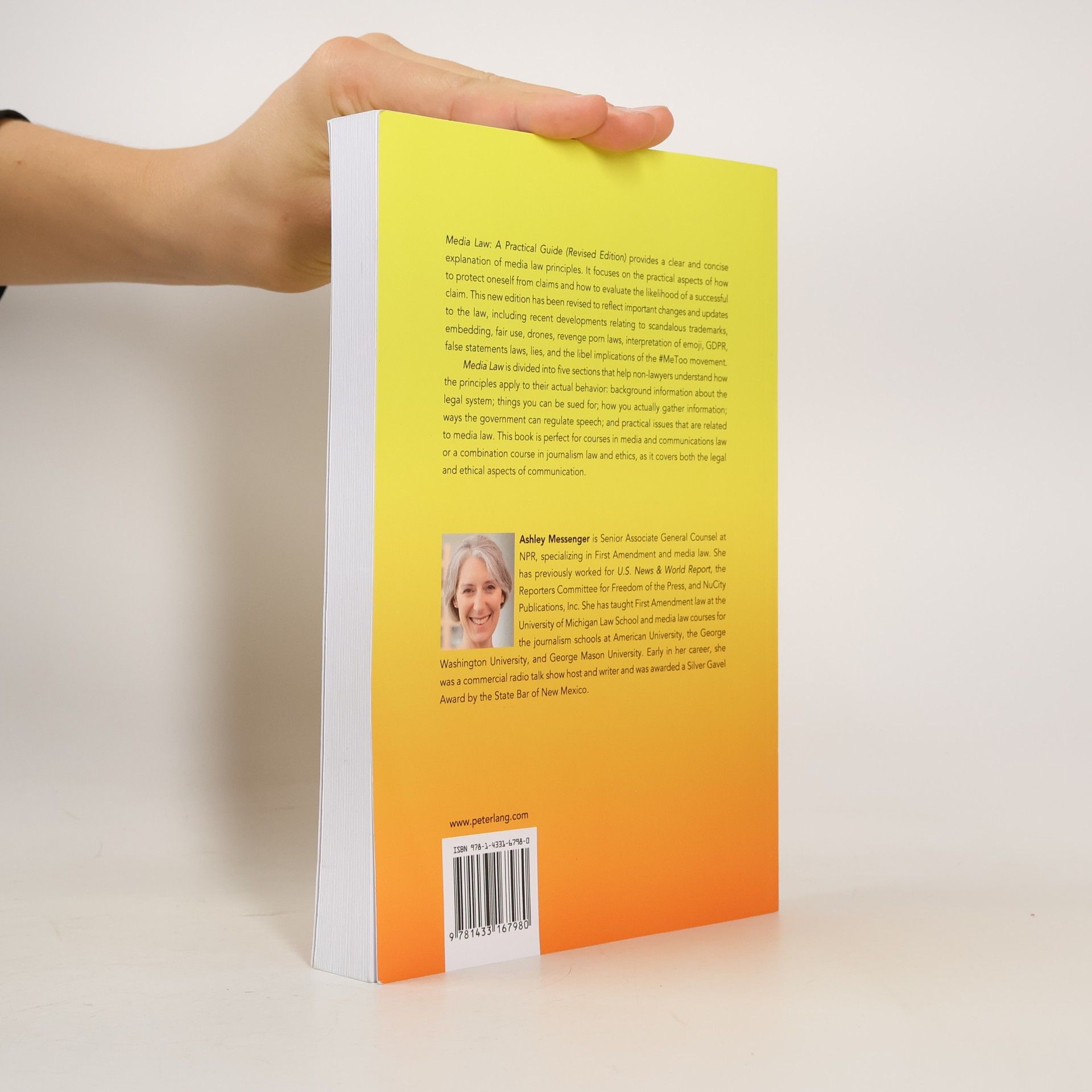Ashley G. Messenger Peter Lang Media and Communication: Media Law: Revised Edition