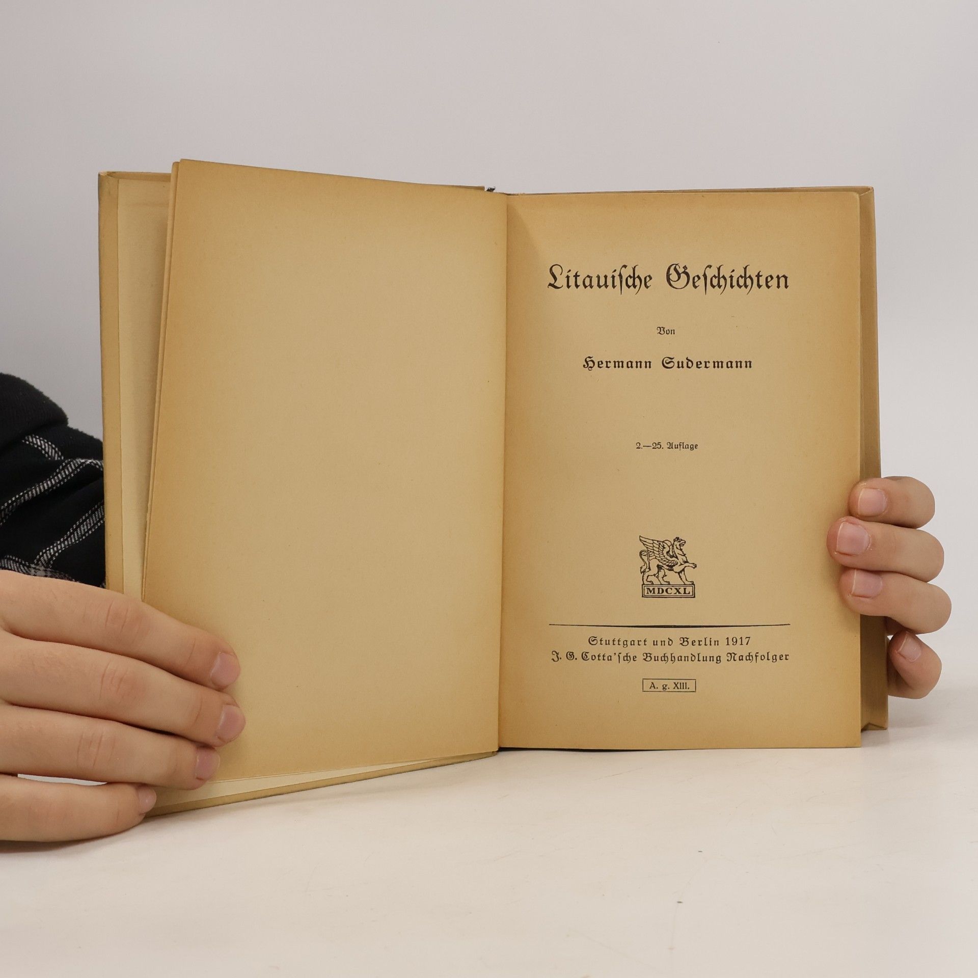 Hermann Sudermann Litauische Geschichten