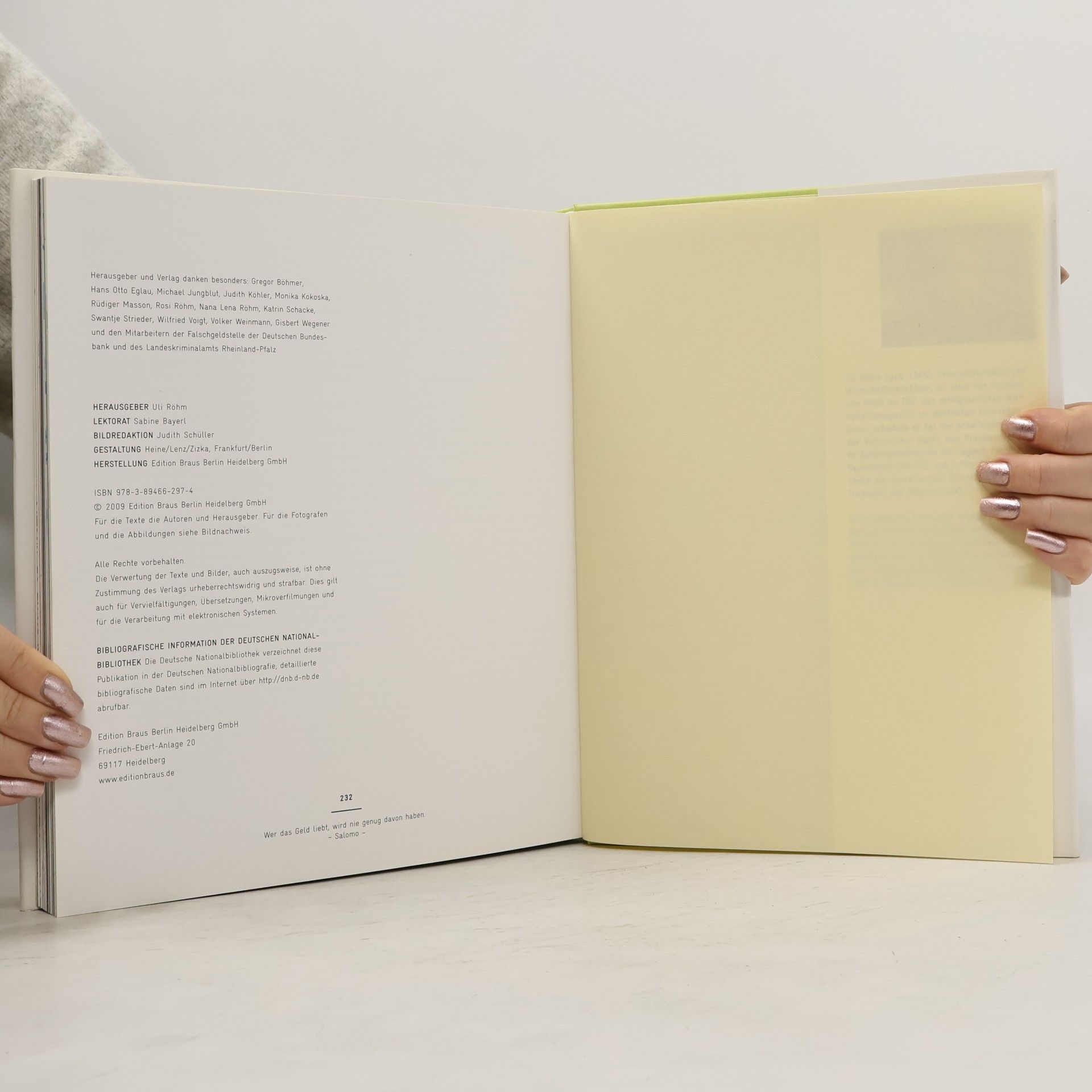 Uli Röhm Das grosse Buch vom Geld