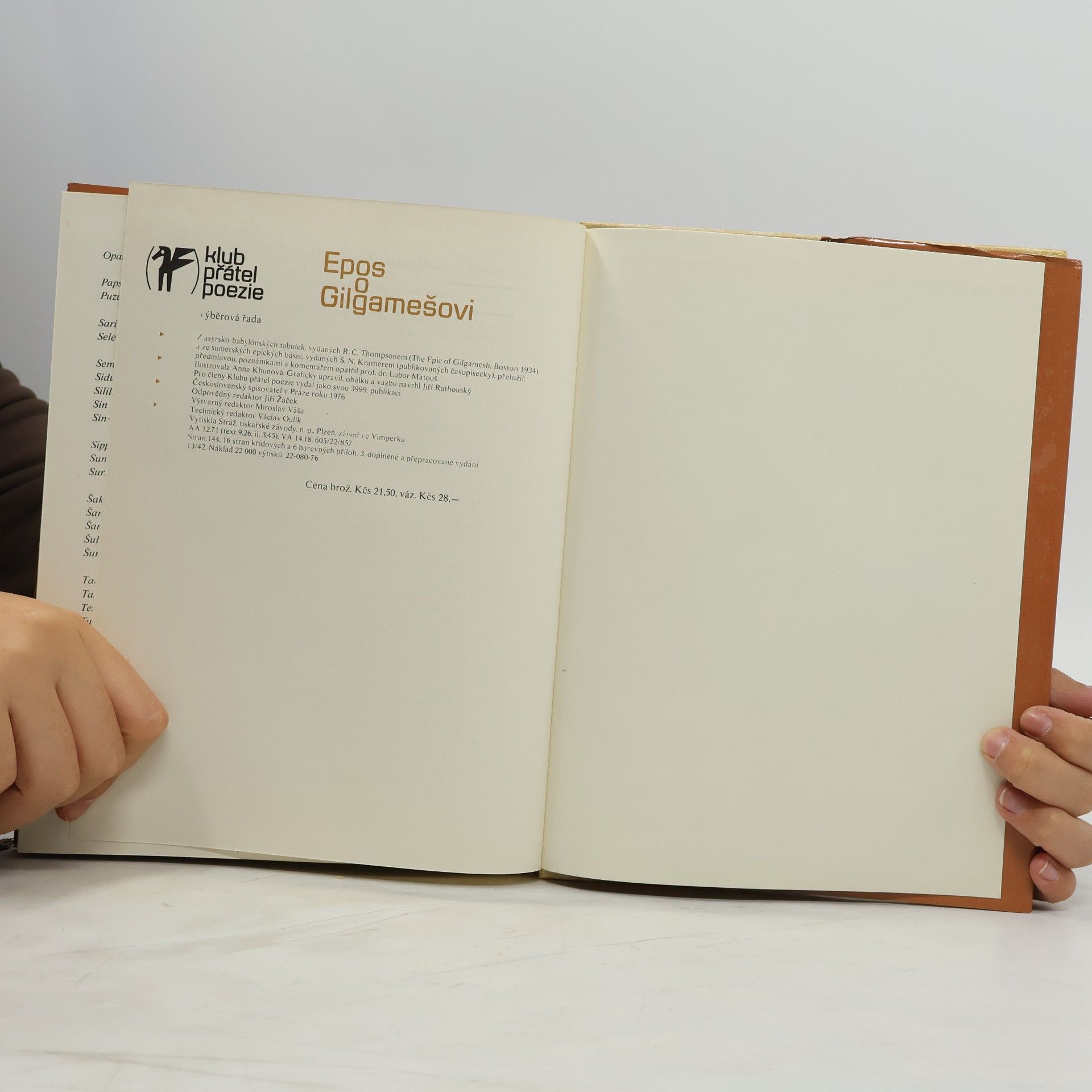 Kolektiv autorů Epos o Gilgamešovi