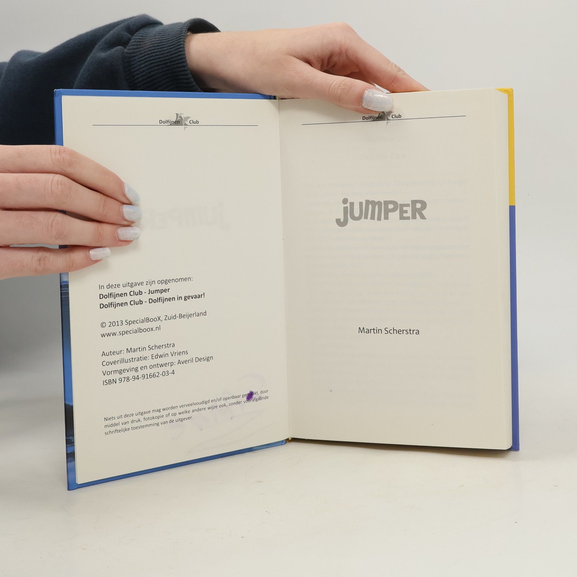 Martin Scherstra Dolfijnen Club: Jumper & dolfijnen in gevaar
