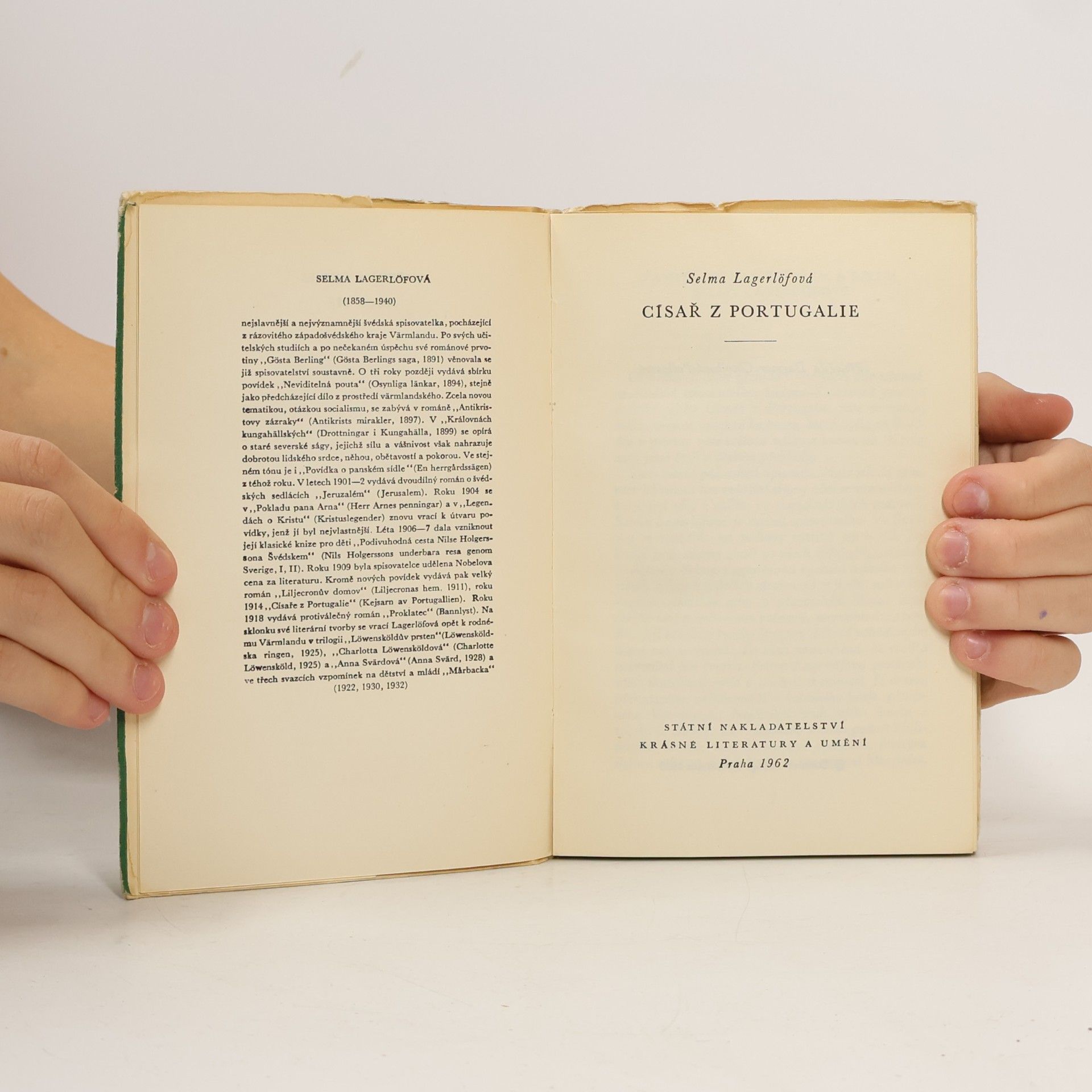Selma Lagerlöfová Císař z Portugalie