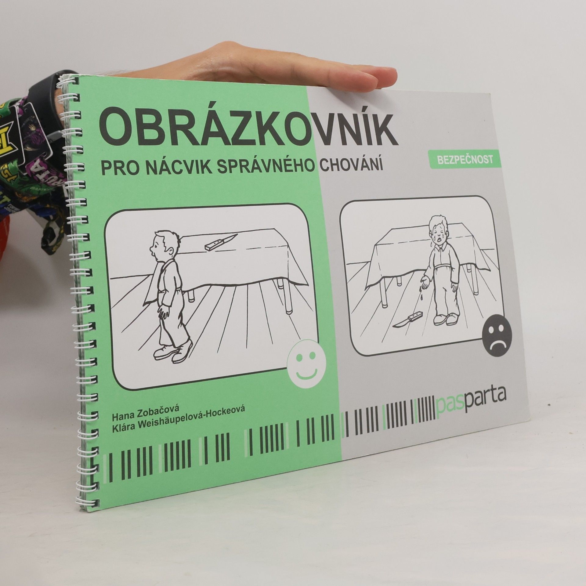 Obrázkovník pro nácvik správného chování - Bezpečnost