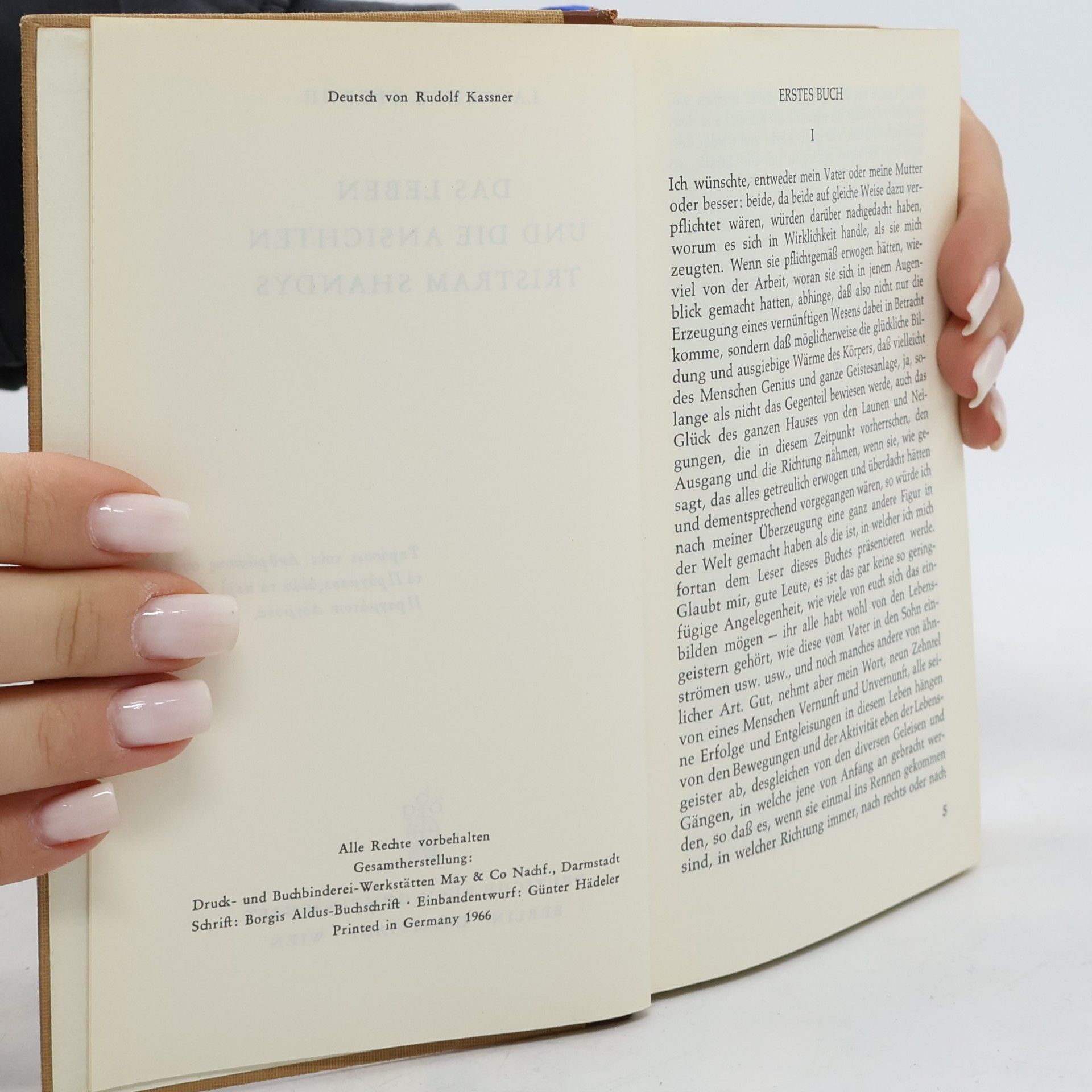 Laurence Sterne Leben und Ansichten von Tristram Shandys